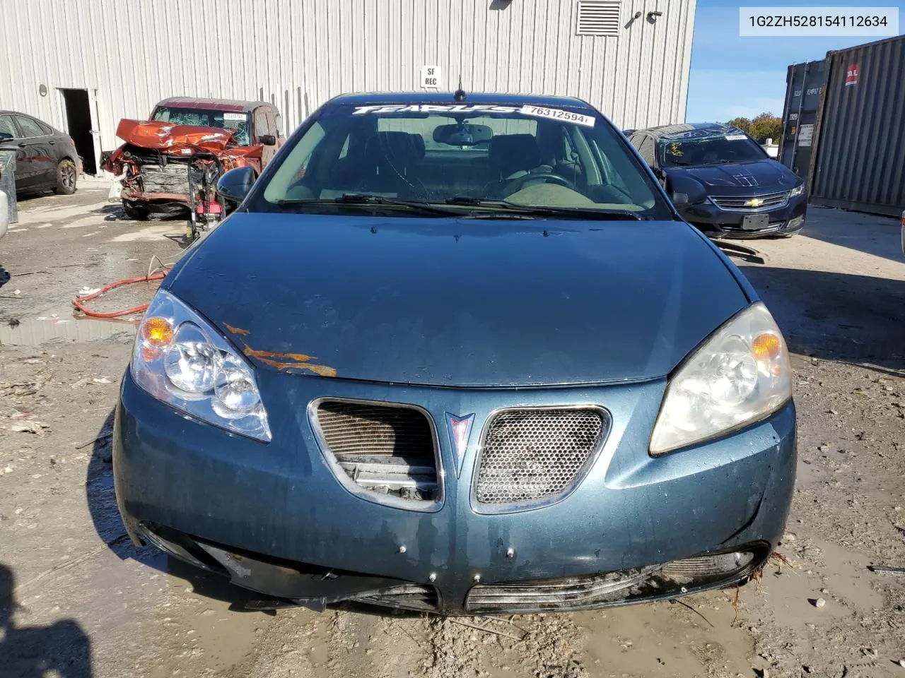 2005 Pontiac G6 Gt VIN: 1G2ZH528154112634 Lot: 76312594