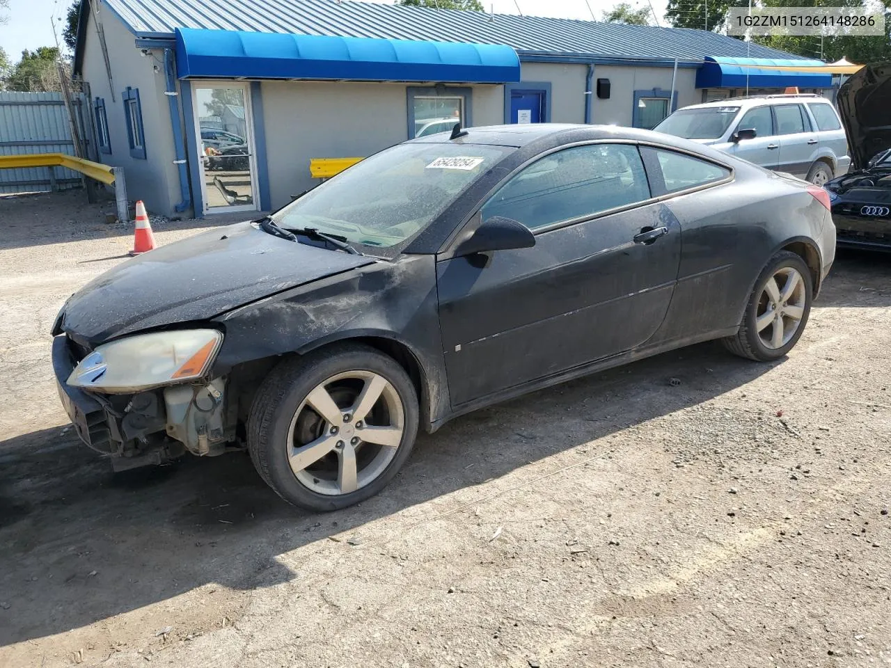 2006 Pontiac G6 Gtp VIN: 1G2ZM151264148286 Lot: 65429254