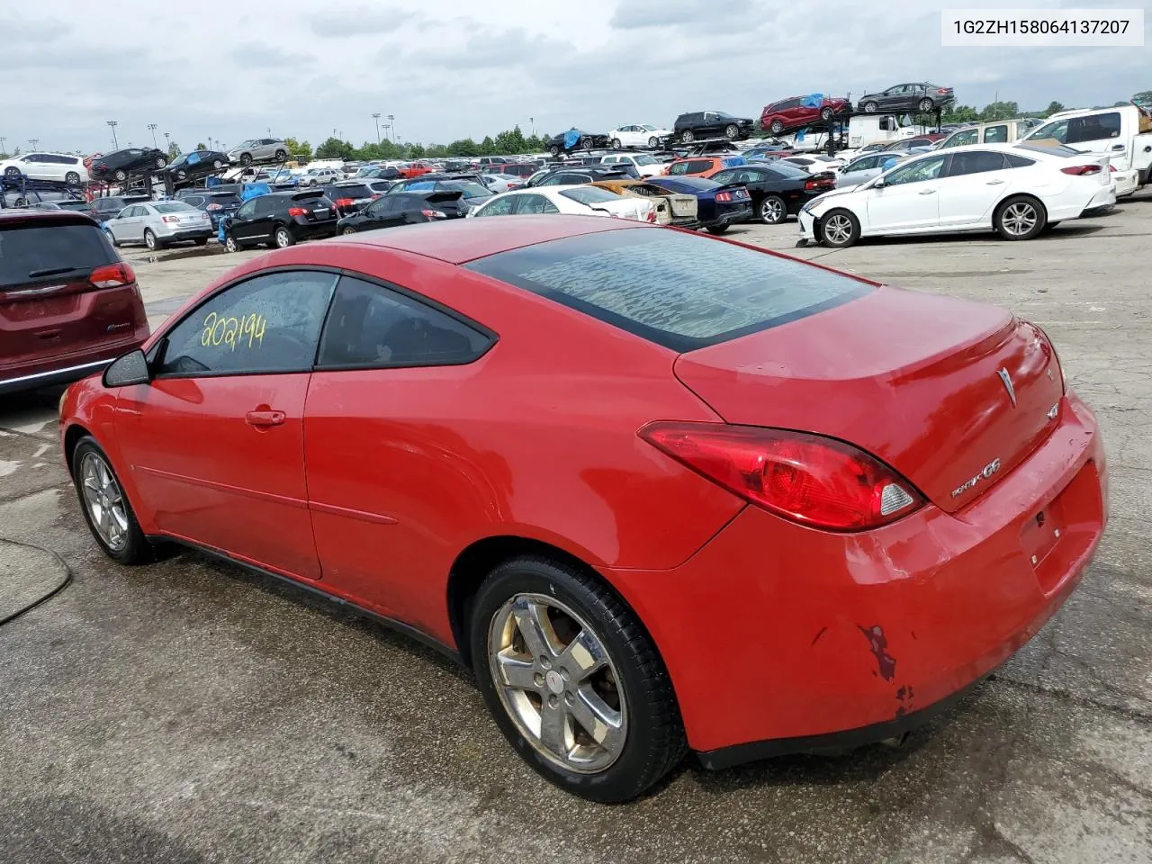 1G2ZH158064137207 2006 Pontiac G6 Gt