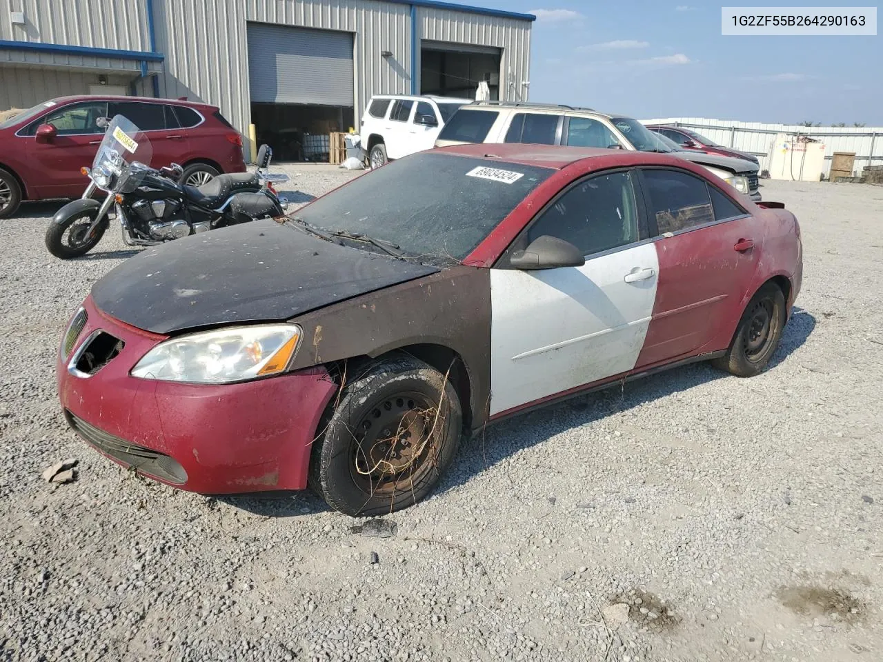 2006 Pontiac G6 Se VIN: 1G2ZF55B264290163 Lot: 69034524