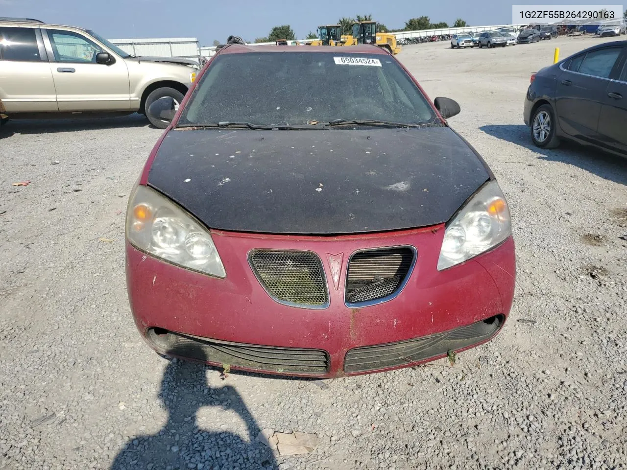 2006 Pontiac G6 Se VIN: 1G2ZF55B264290163 Lot: 69034524