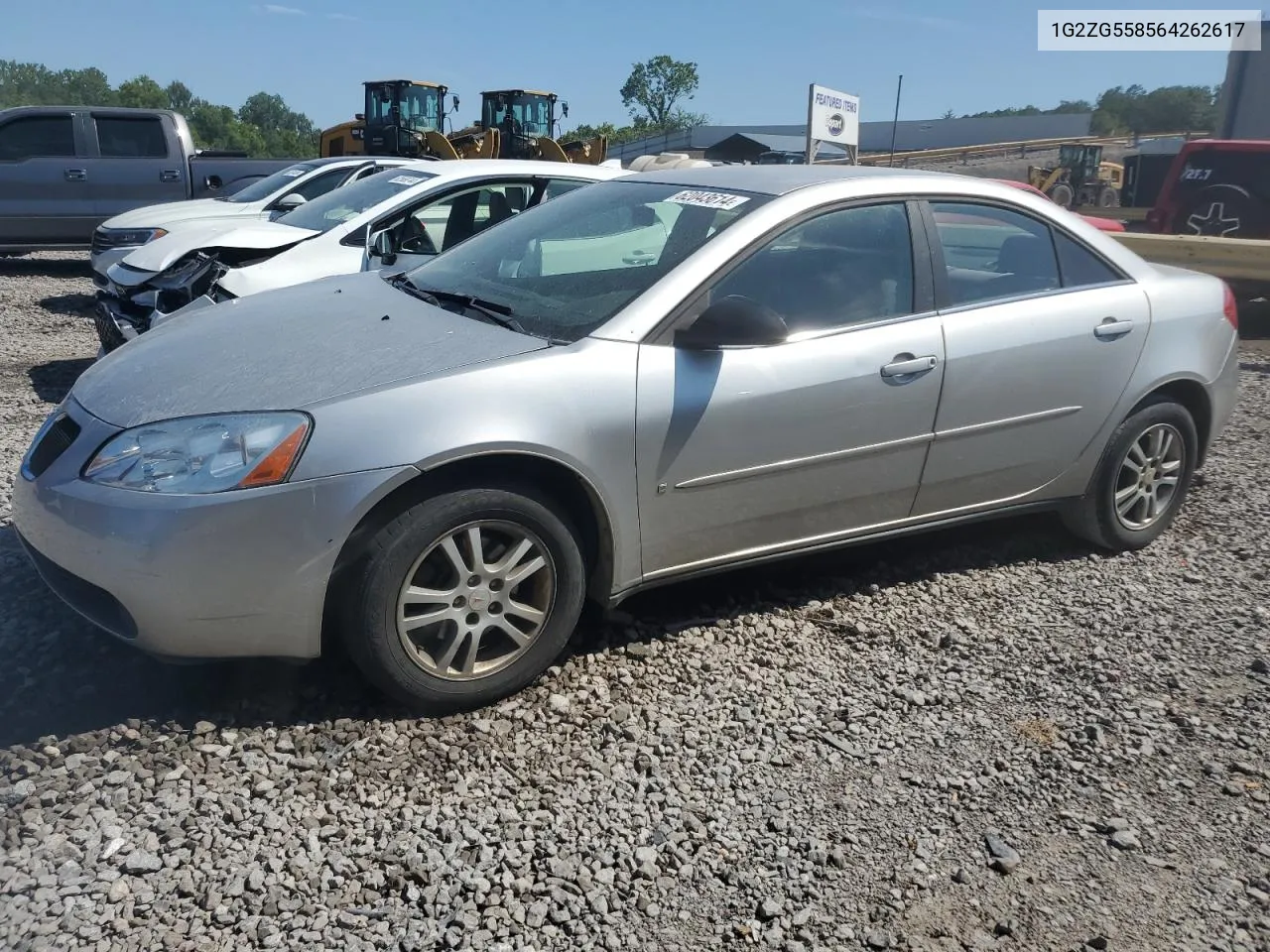 2006 Pontiac G6 Se1 VIN: 1G2ZG558564262617 Lot: 69571474