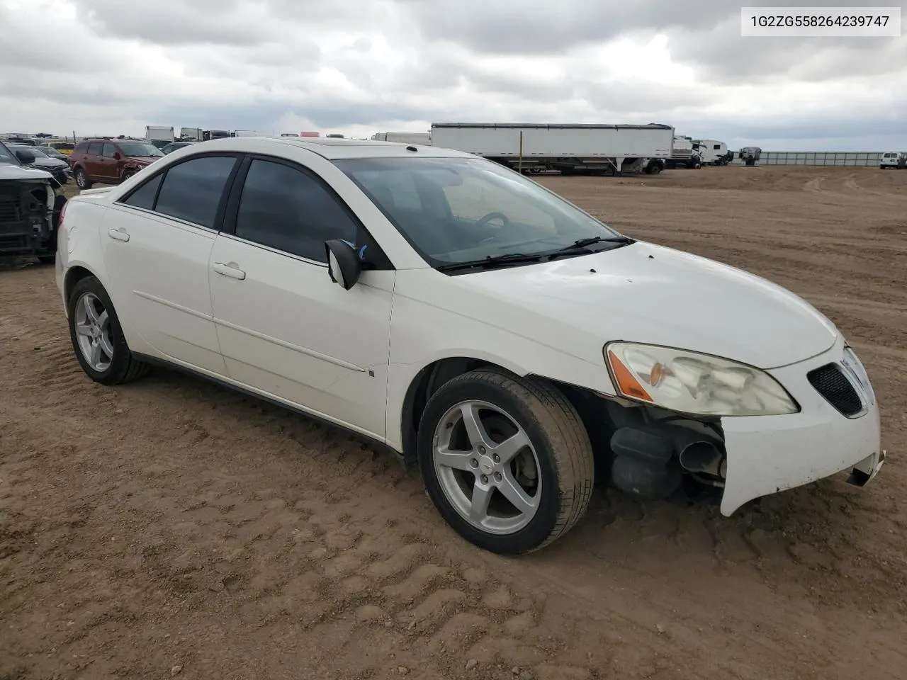 1G2ZG558264239747 2006 Pontiac G6 Se1