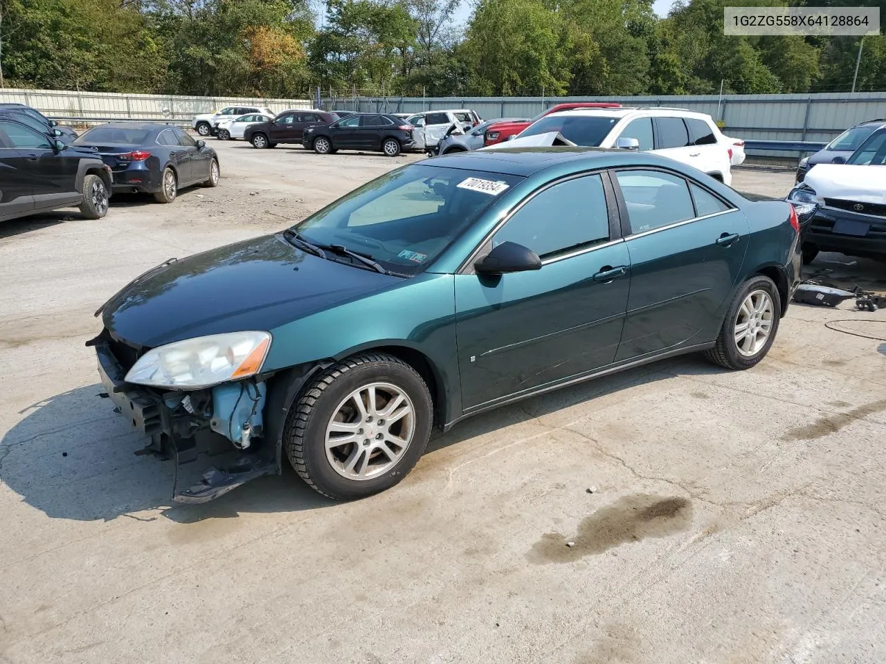 2006 Pontiac G6 Se1 VIN: 1G2ZG558X64128864 Lot: 70019354