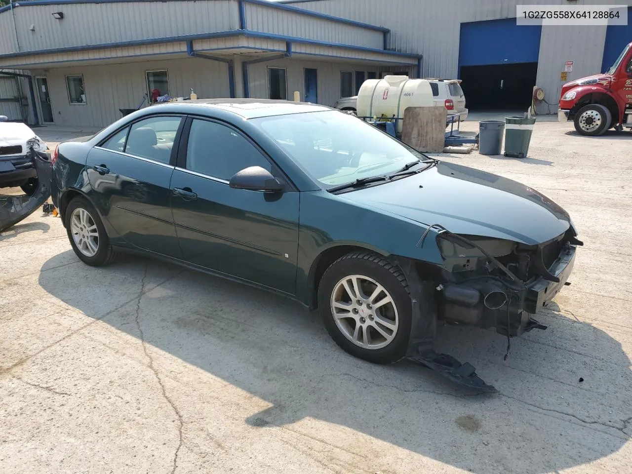 1G2ZG558X64128864 2006 Pontiac G6 Se1