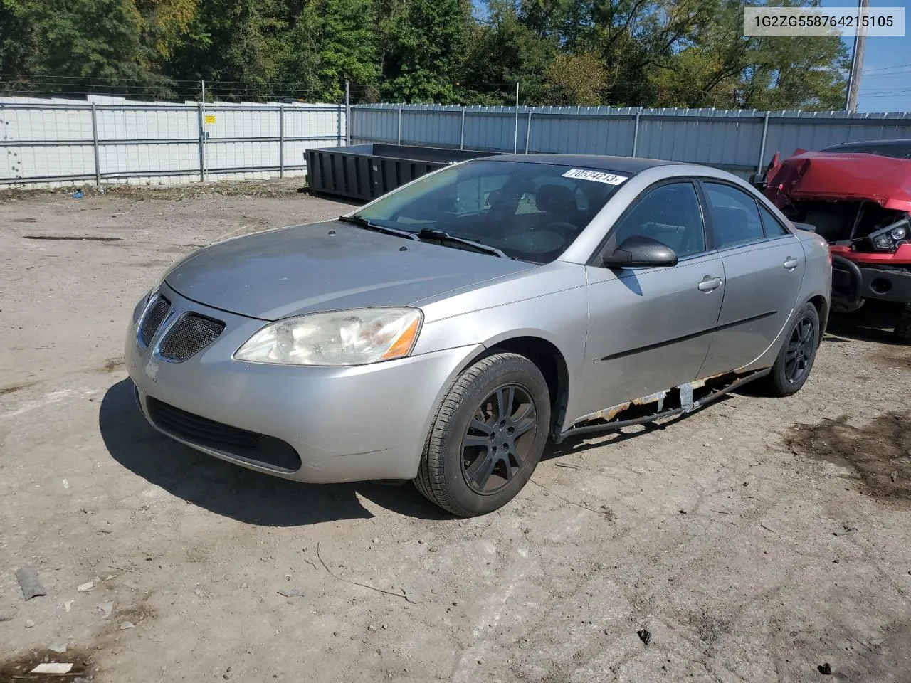 2006 Pontiac G6 Se1 VIN: 1G2ZG558764215105 Lot: 70166844