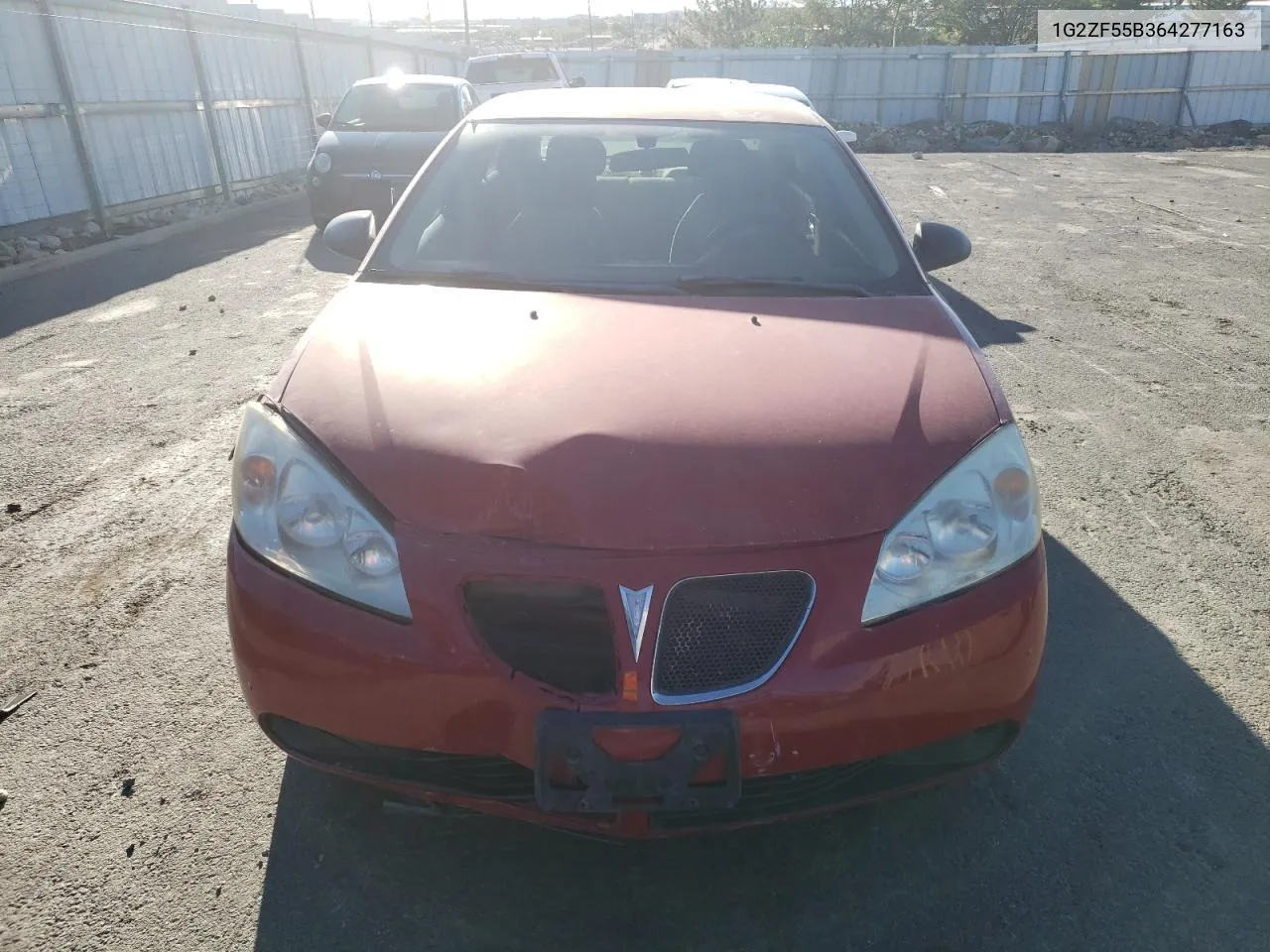 1G2ZF55B364277163 2006 Pontiac G6 Se