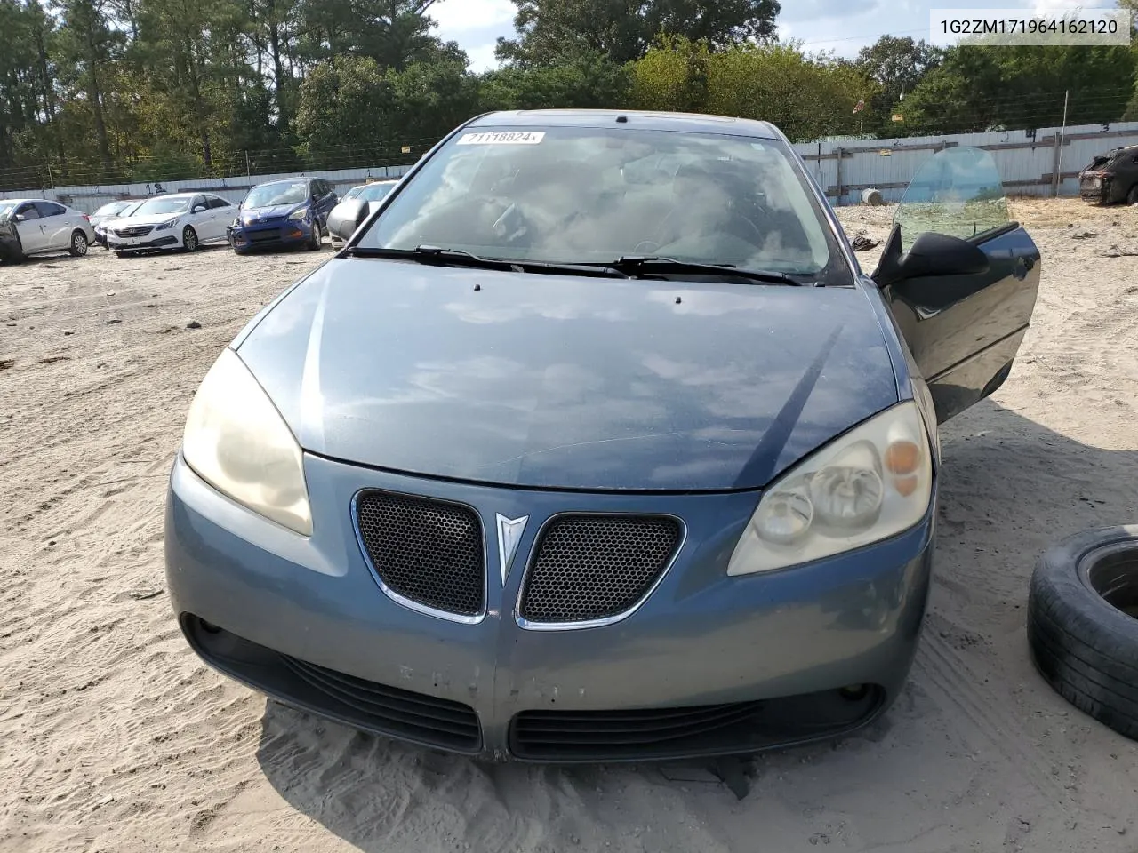 2006 Pontiac G6 Gtp VIN: 1G2ZM171964162120 Lot: 71118824