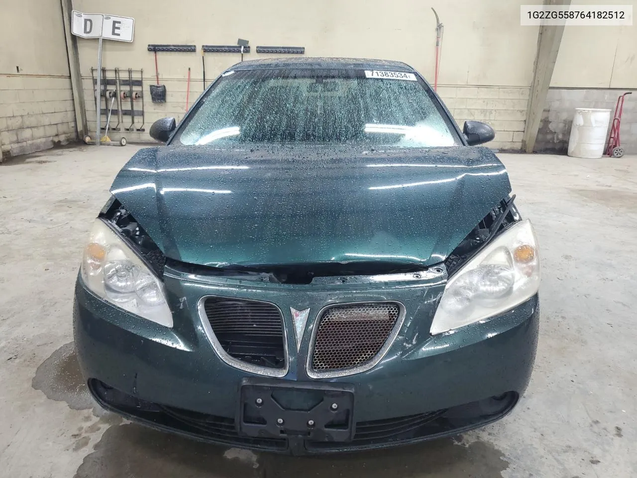 2006 Pontiac G6 Se1 VIN: 1G2ZG558764182512 Lot: 71383534