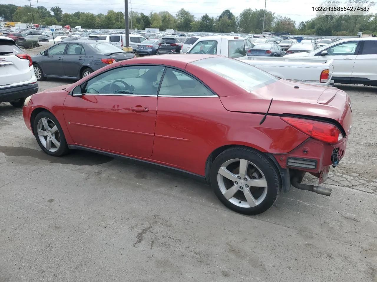 2006 Pontiac G6 Gt VIN: 1G2ZH368564274587 Lot: 72696594