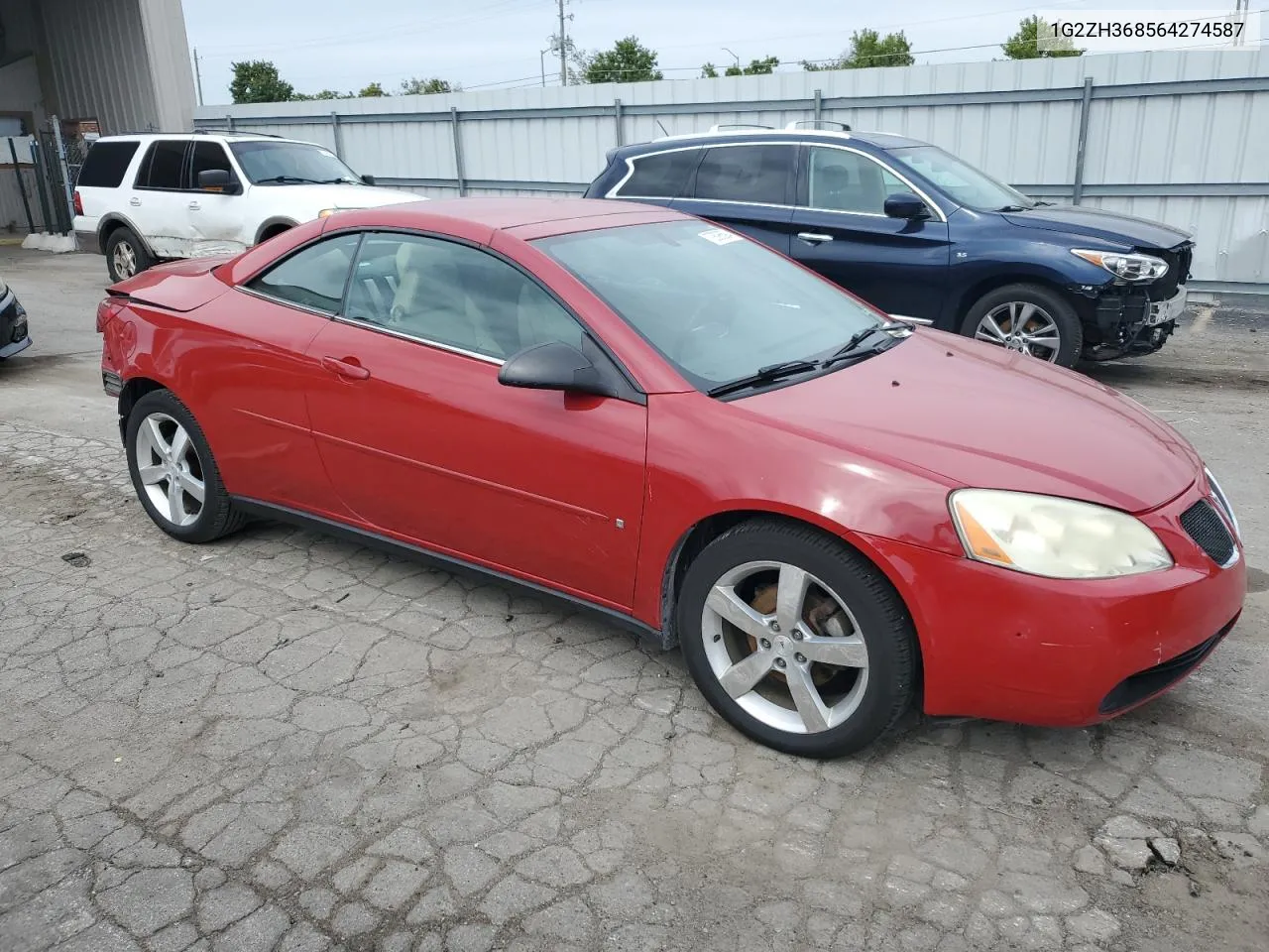 2006 Pontiac G6 Gt VIN: 1G2ZH368564274587 Lot: 72696594