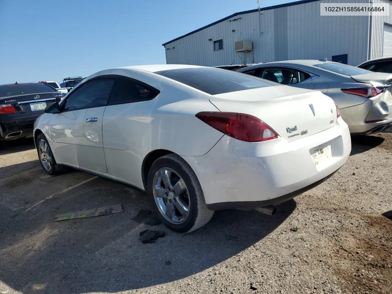 2006 Pontiac G6 Gt VIN: 1G2ZH158564166864 Lot: 72841624