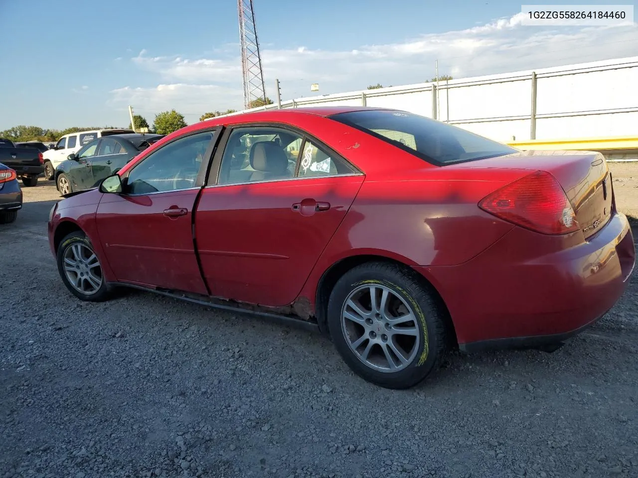 2006 Pontiac G6 Se1 VIN: 1G2ZG558264184460 Lot: 73468024