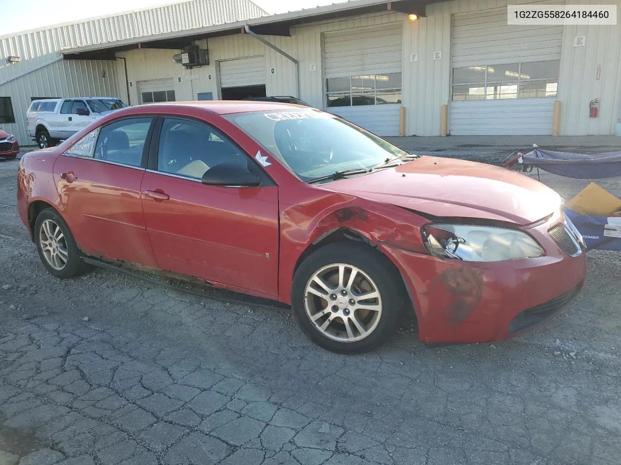 2006 Pontiac G6 Se1 VIN: 1G2ZG558264184460 Lot: 73468024