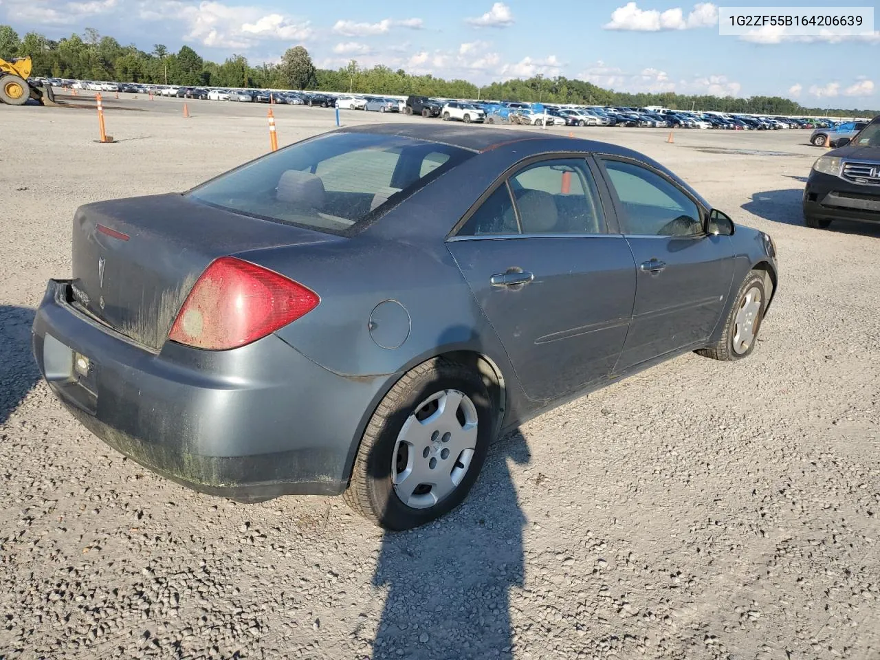 2006 Pontiac G6 Se VIN: 1G2ZF55B164206639 Lot: 73633214