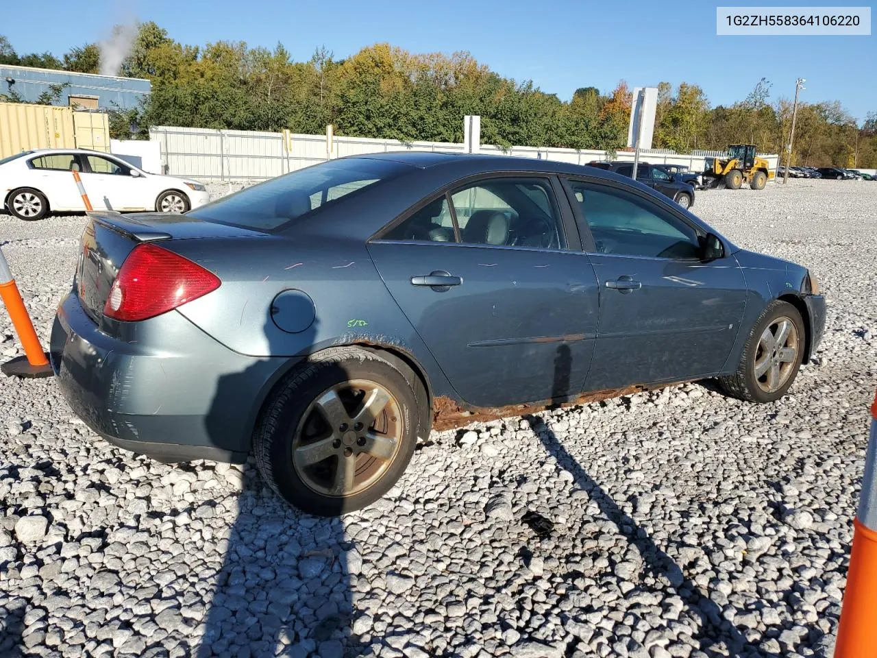 2006 Pontiac G6 Gt VIN: 1G2ZH558364106220 Lot: 74611844