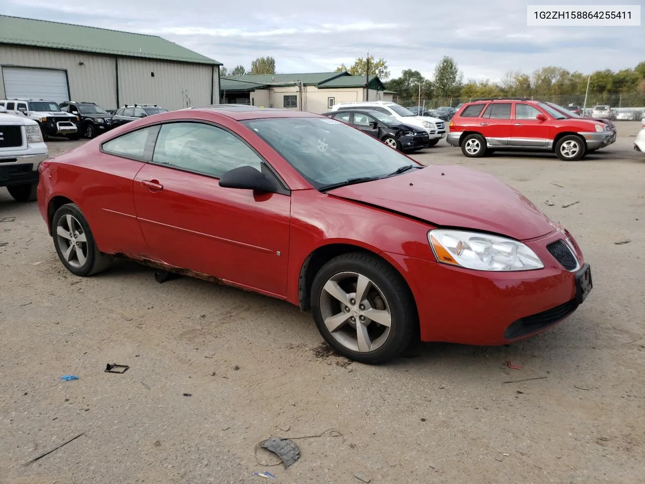 2006 Pontiac G6 Gt VIN: 1G2ZH158864255411 Lot: 74742624