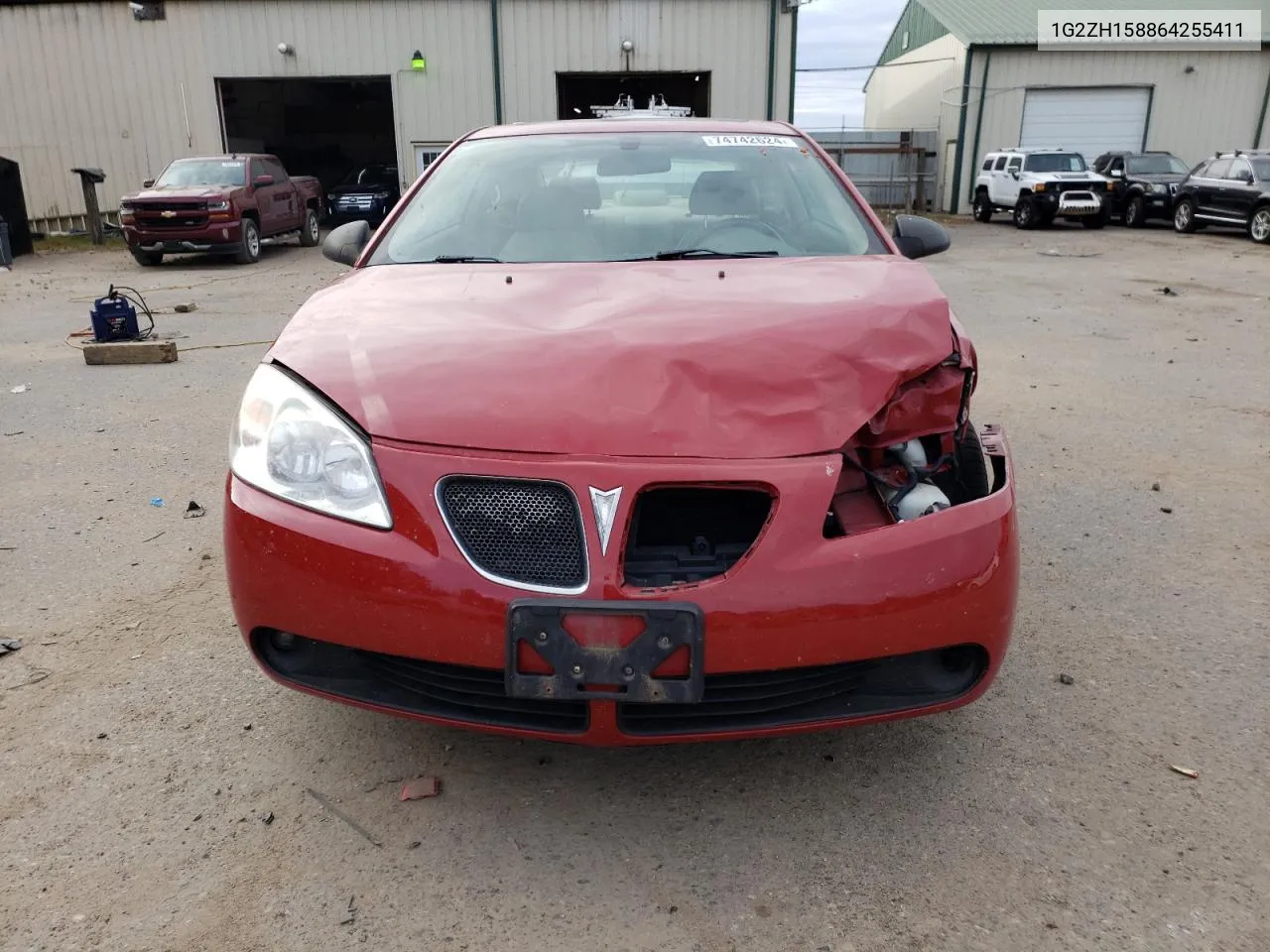 2006 Pontiac G6 Gt VIN: 1G2ZH158864255411 Lot: 74742624