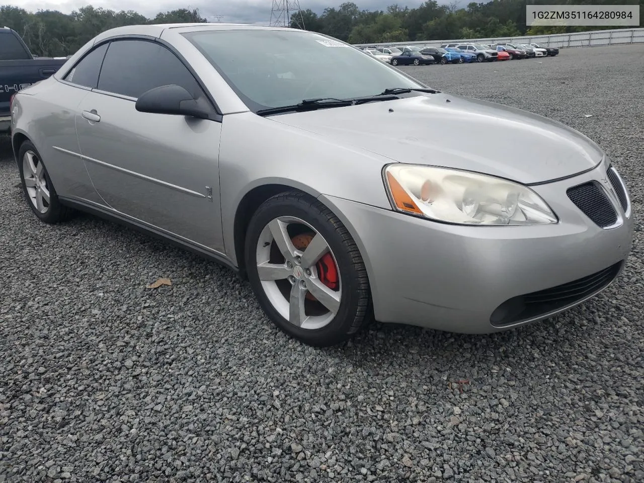 2006 Pontiac G6 Gtp VIN: 1G2ZM351164280984 Lot: 75200064