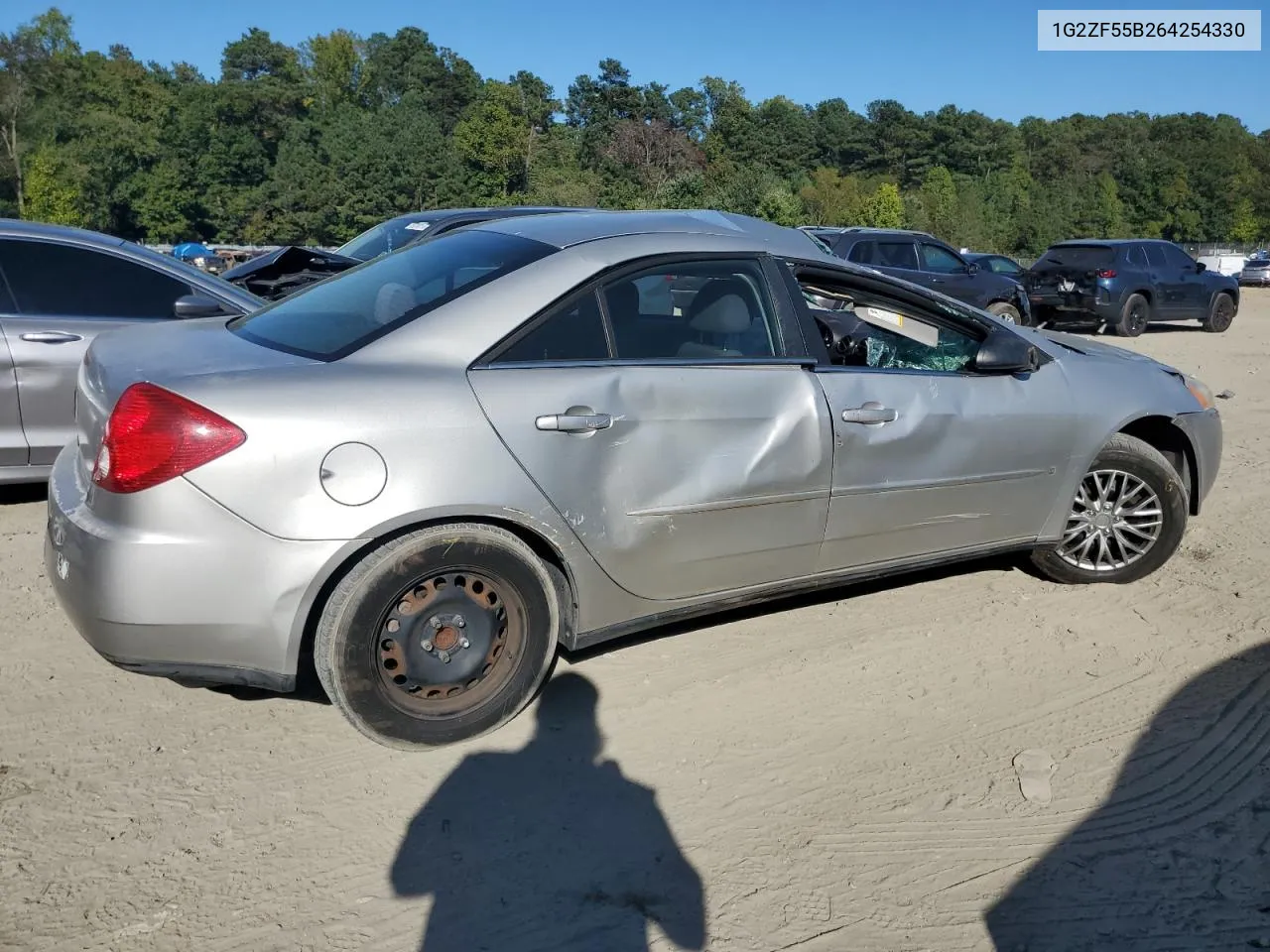 2006 Pontiac G6 Se VIN: 1G2ZF55B264254330 Lot: 75225174