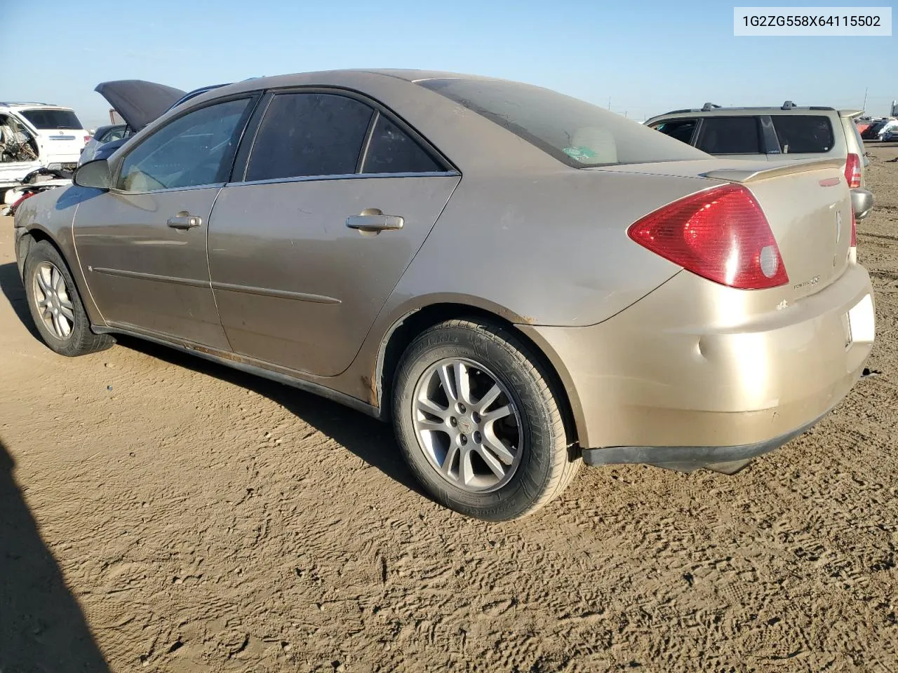 2006 Pontiac G6 Se1 VIN: 1G2ZG558X64115502 Lot: 75833364