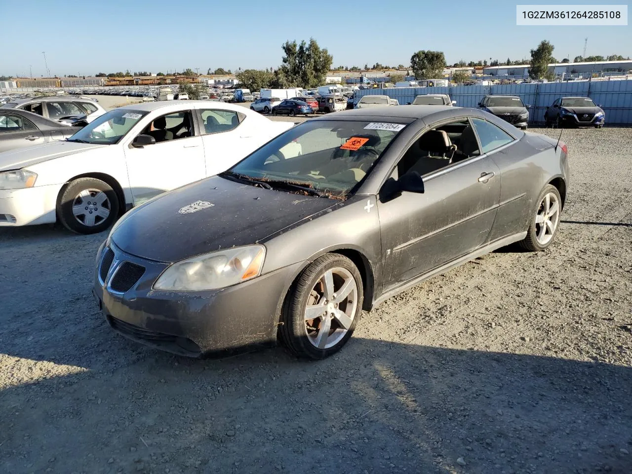 2006 Pontiac G6 Gtp VIN: 1G2ZM361264285108 Lot: 77257054