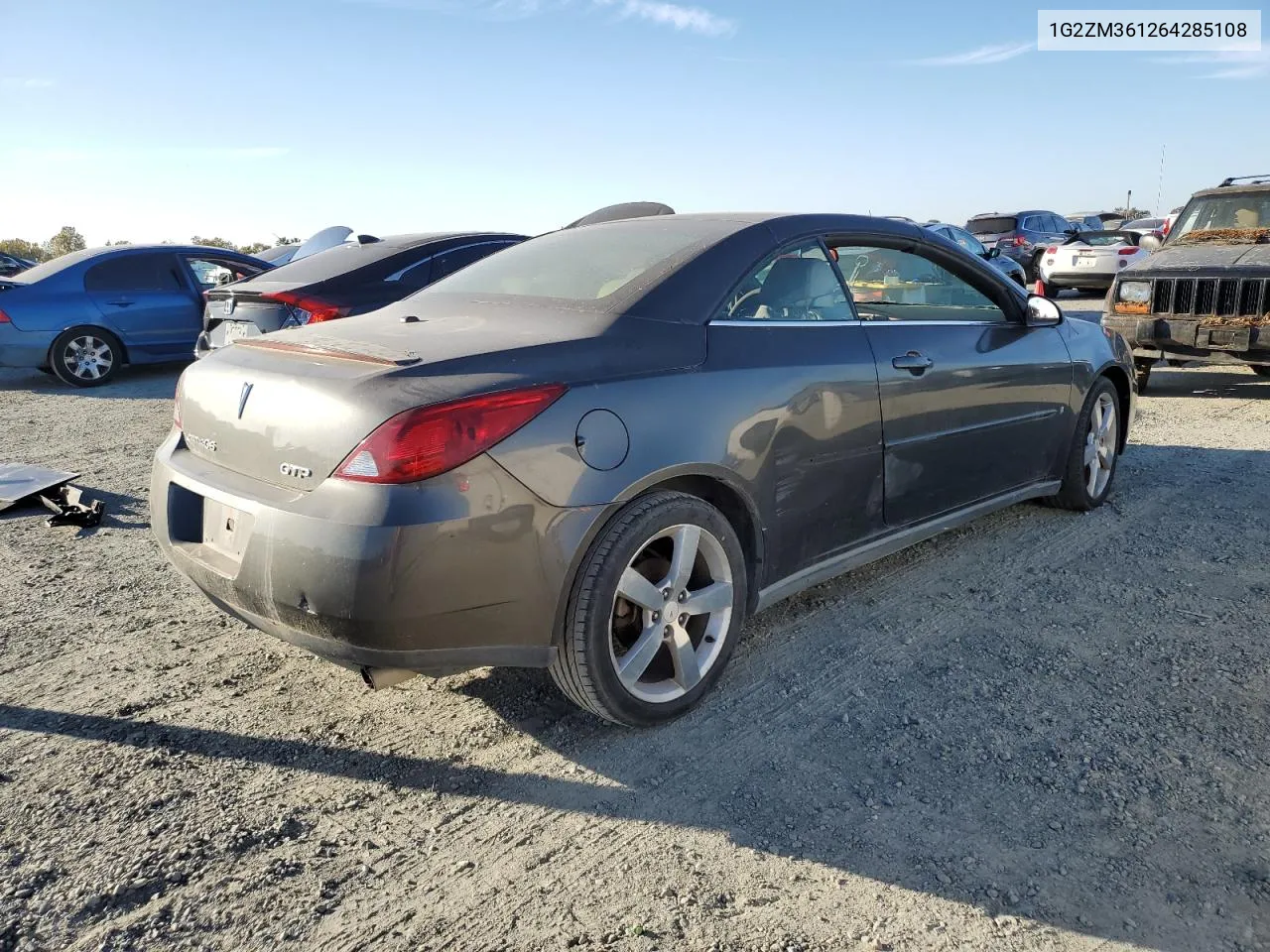 2006 Pontiac G6 Gtp VIN: 1G2ZM361264285108 Lot: 77257054