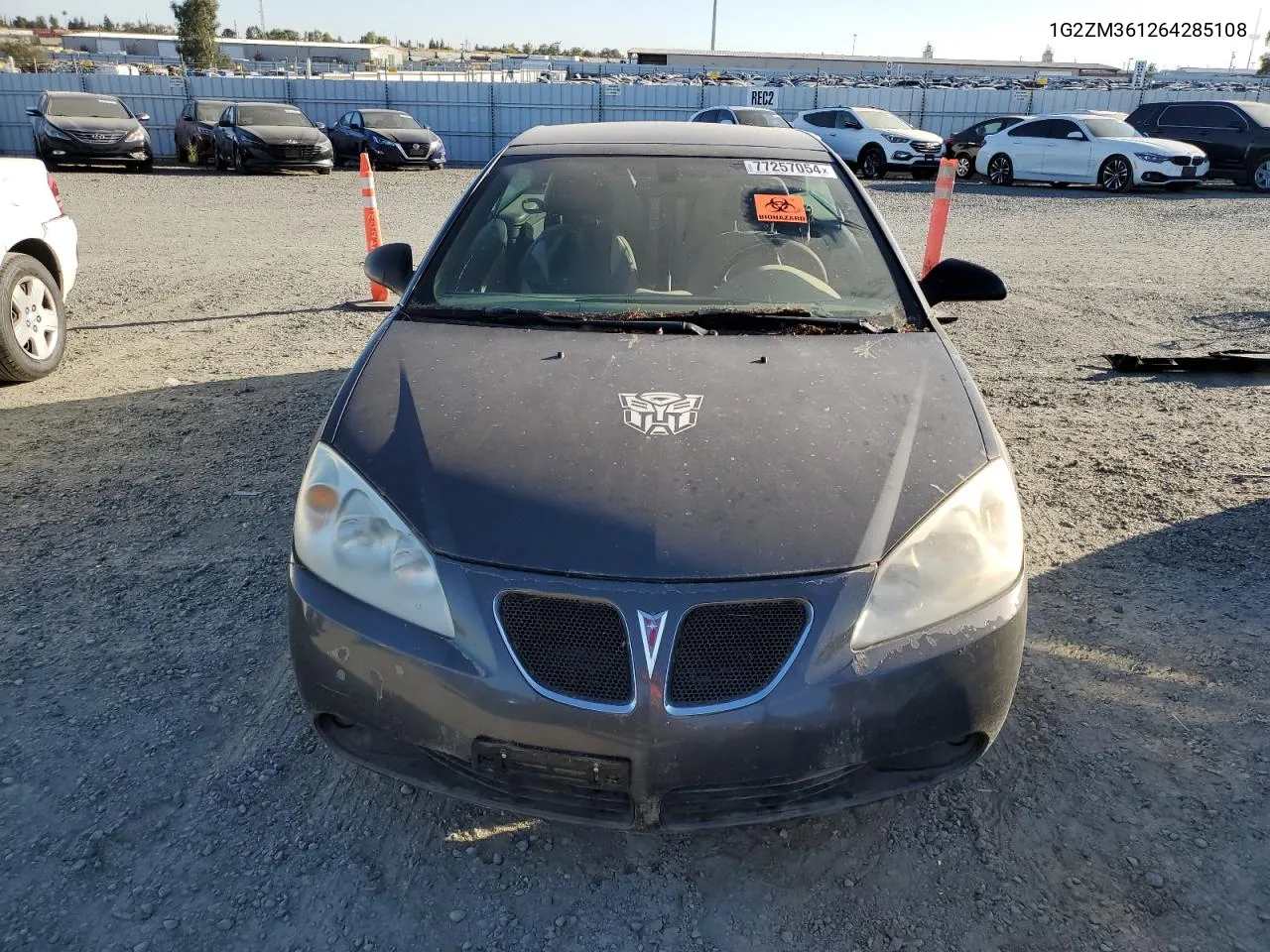 2006 Pontiac G6 Gtp VIN: 1G2ZM361264285108 Lot: 77257054