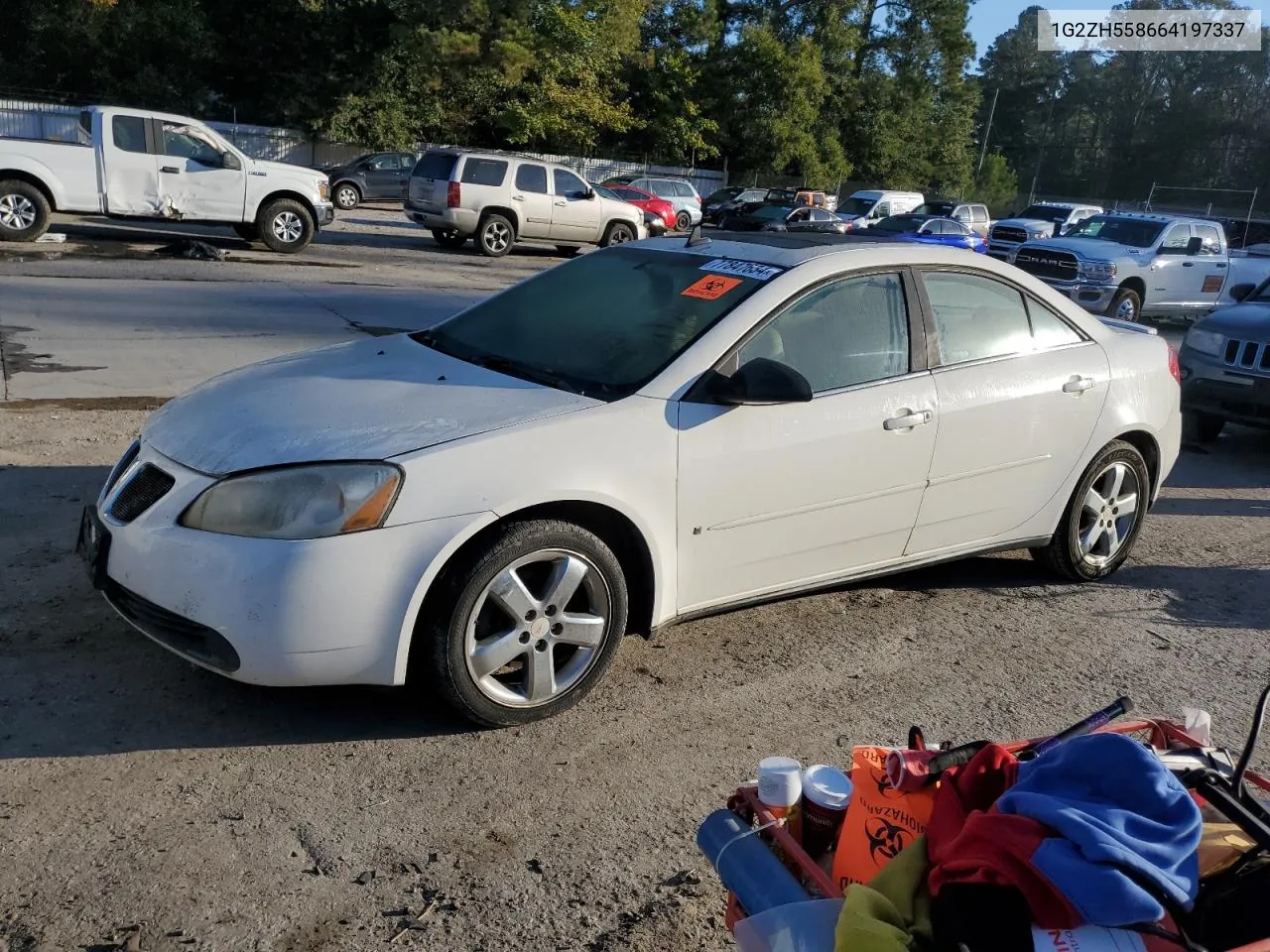 2006 Pontiac G6 Gt VIN: 1G2ZH558664197337 Lot: 77847634