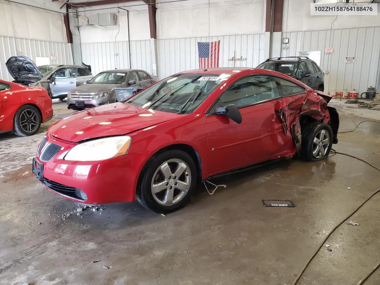 2006 Pontiac G6 Gt VIN: 1G2ZH158764188476 Lot: 78228184