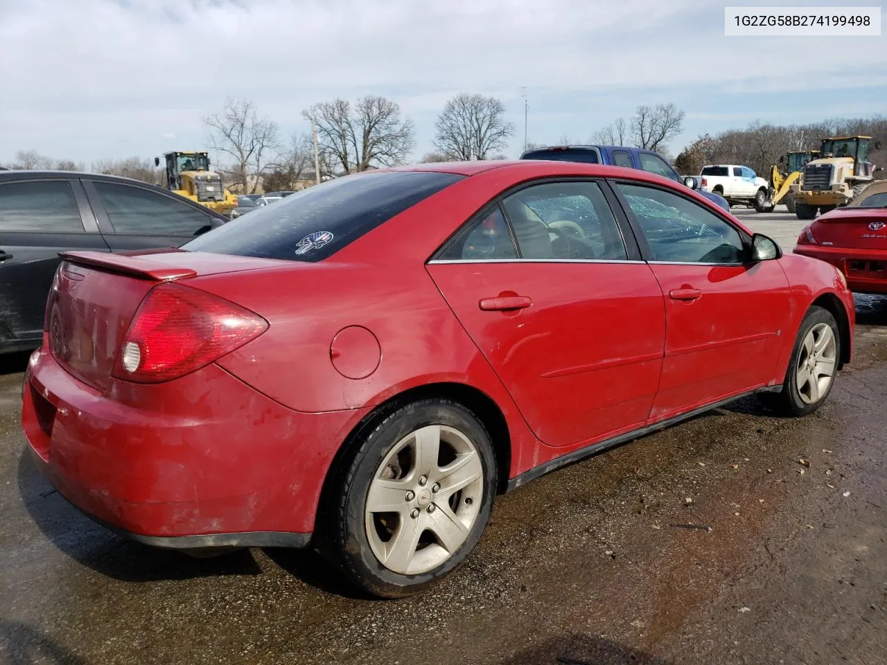 1G2ZG58B274199498 2007 Pontiac G6 Base