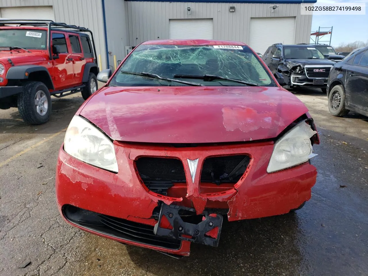 1G2ZG58B274199498 2007 Pontiac G6 Base