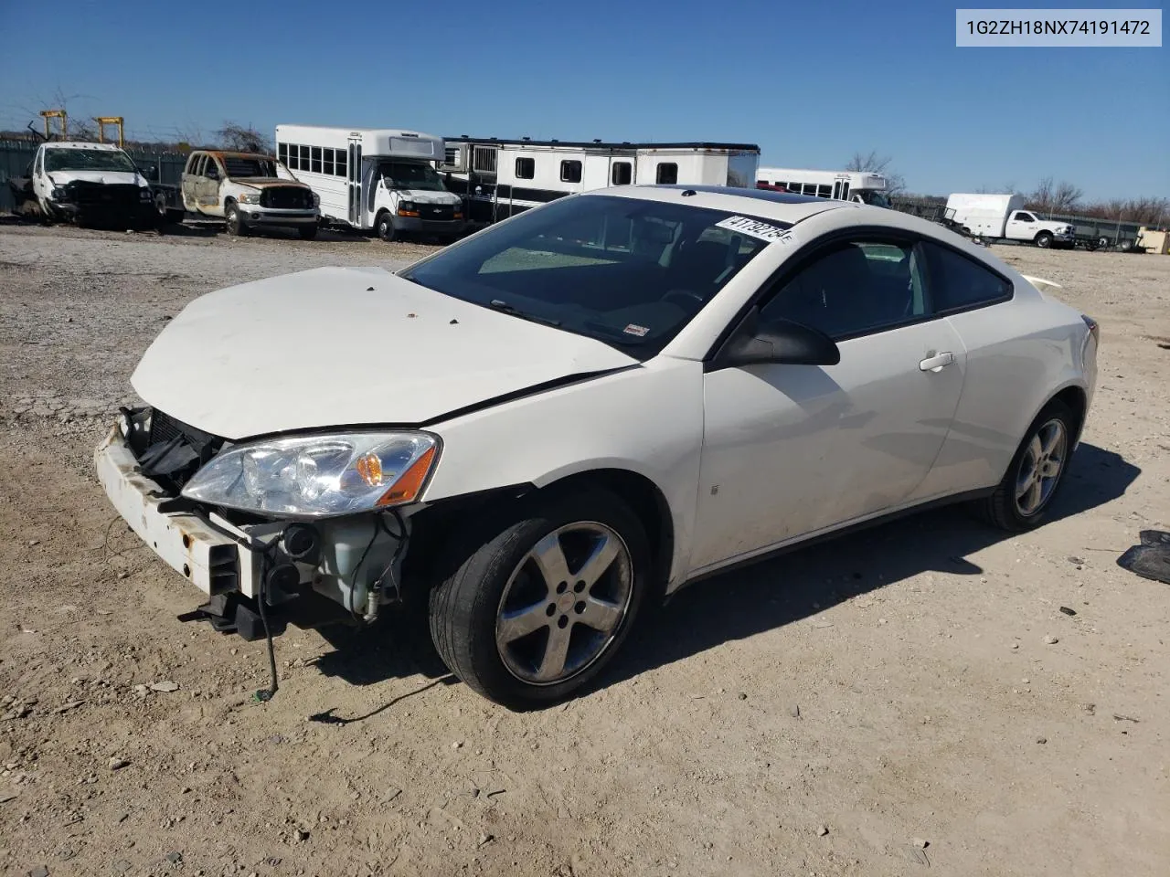 2007 Pontiac G6 Gt VIN: 1G2ZH18NX74191472 Lot: 41792754