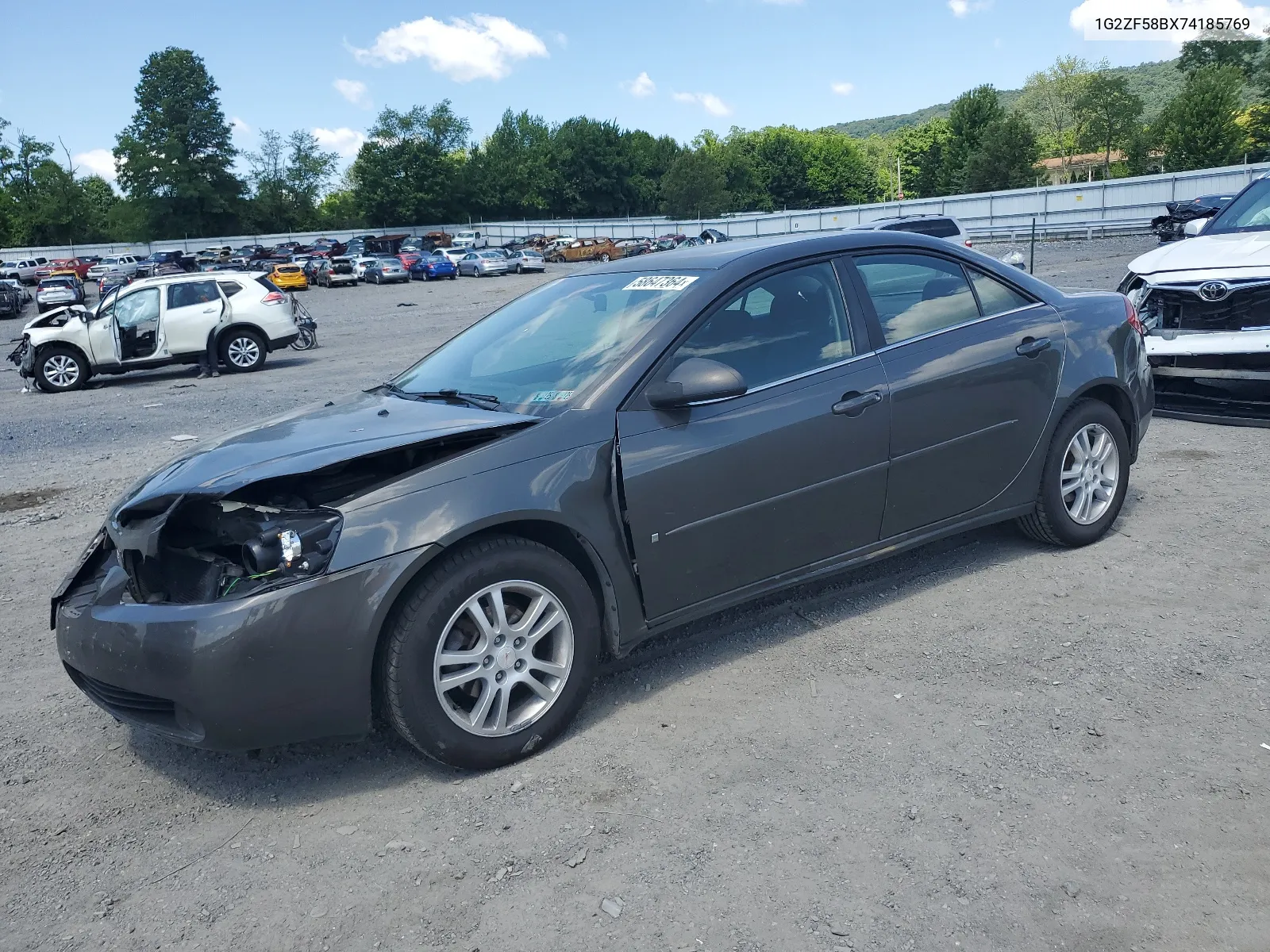 1G2ZF58BX74185769 2007 Pontiac G6 Value Leader