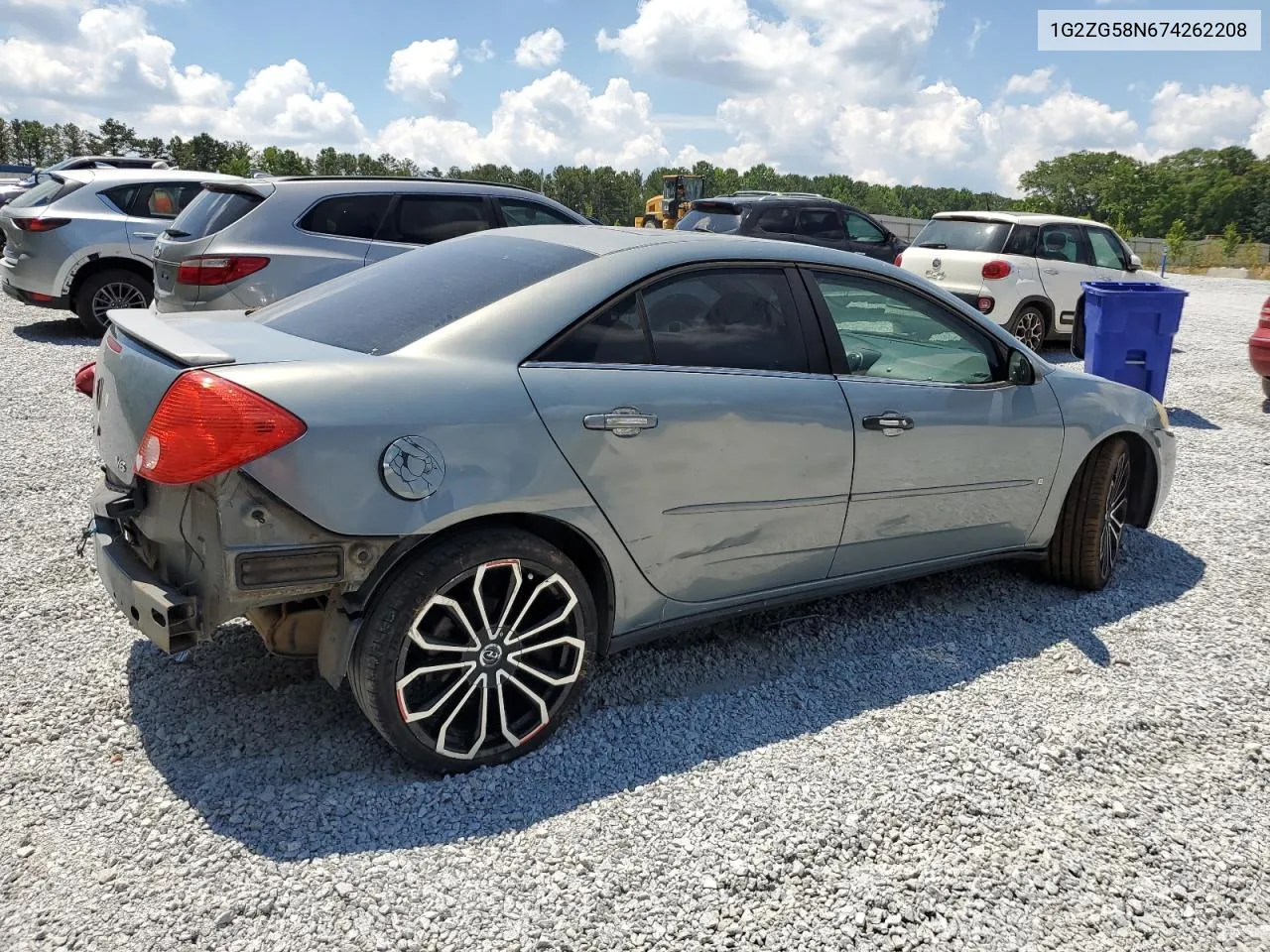 2007 Pontiac G6 Base VIN: 1G2ZG58N674262208 Lot: 59818914