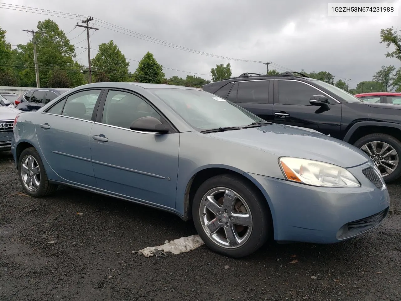 2007 Pontiac G6 Gt VIN: 1G2ZH58N674231988 Lot: 63657824