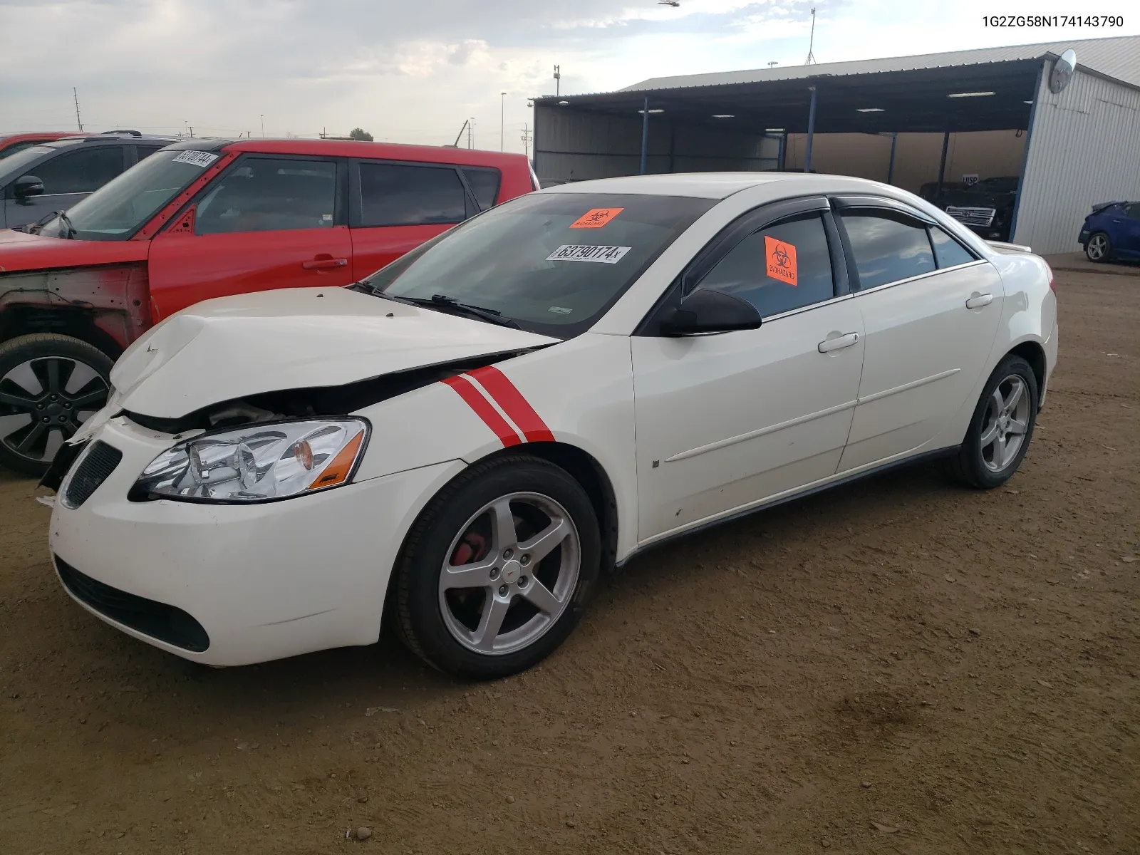 2007 Pontiac G6 Base VIN: 1G2ZG58N174143790 Lot: 63790174