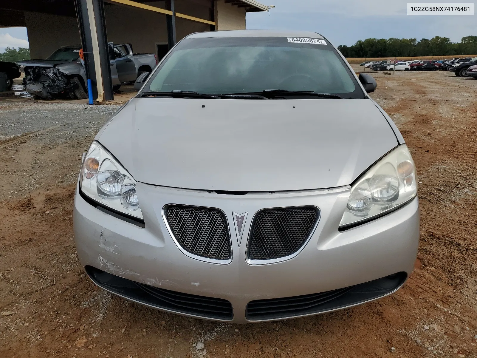 2007 Pontiac G6 Base VIN: 1G2ZG58NX74176481 Lot: 64085674