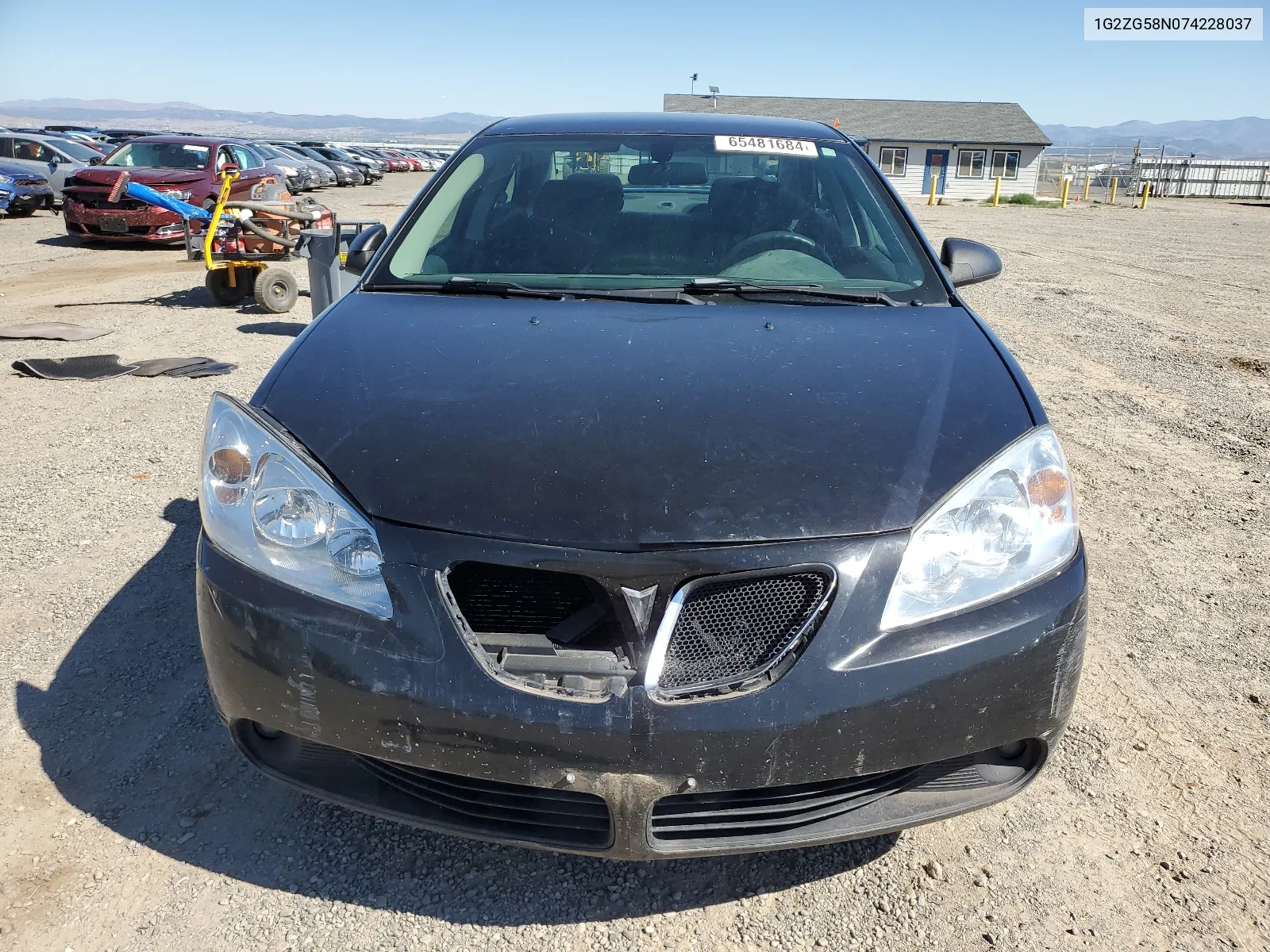 2007 Pontiac G6 Base VIN: 1G2ZG58N074228037 Lot: 65481684