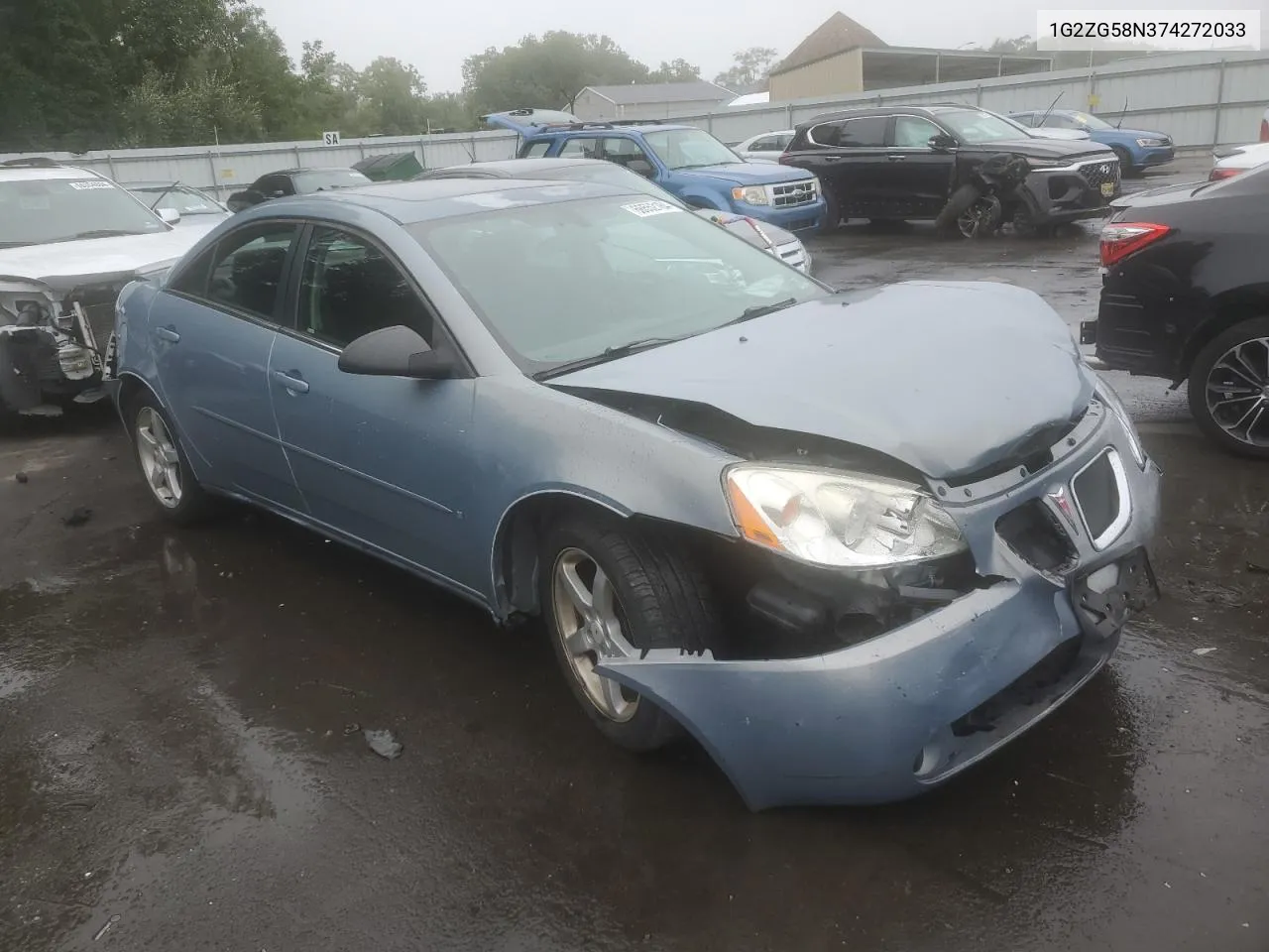 2007 Pontiac G6 Base VIN: 1G2ZG58N374272033 Lot: 66552184