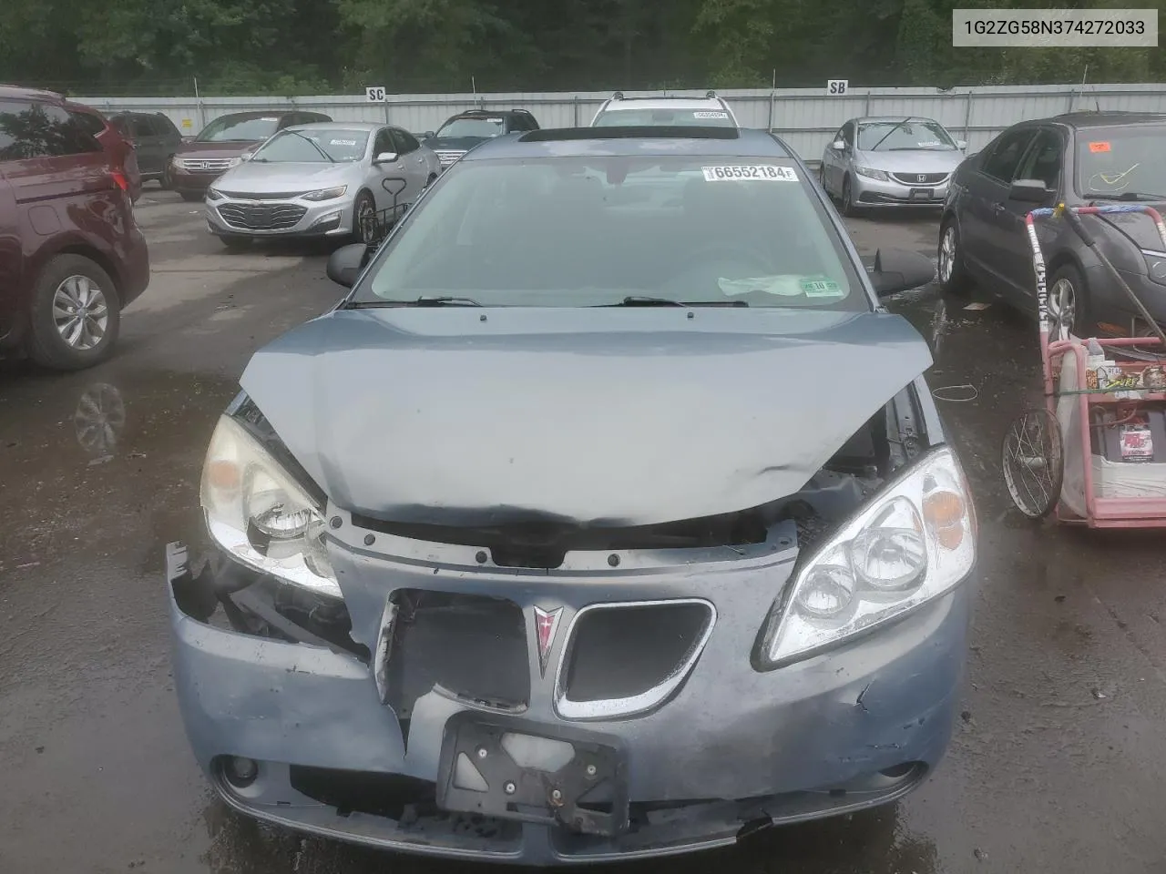 1G2ZG58N374272033 2007 Pontiac G6 Base