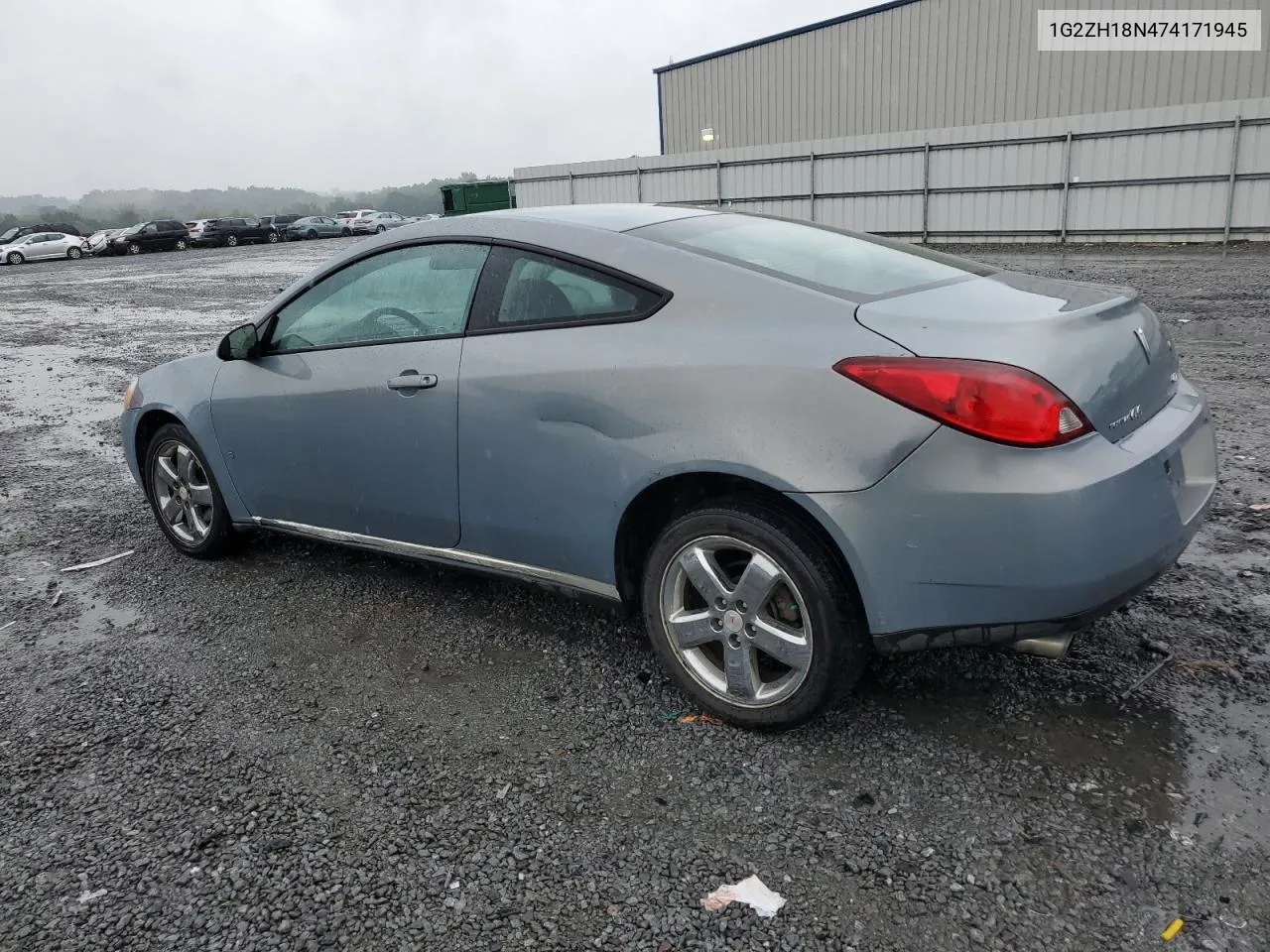 1G2ZH18N474171945 2007 Pontiac G6 Gt