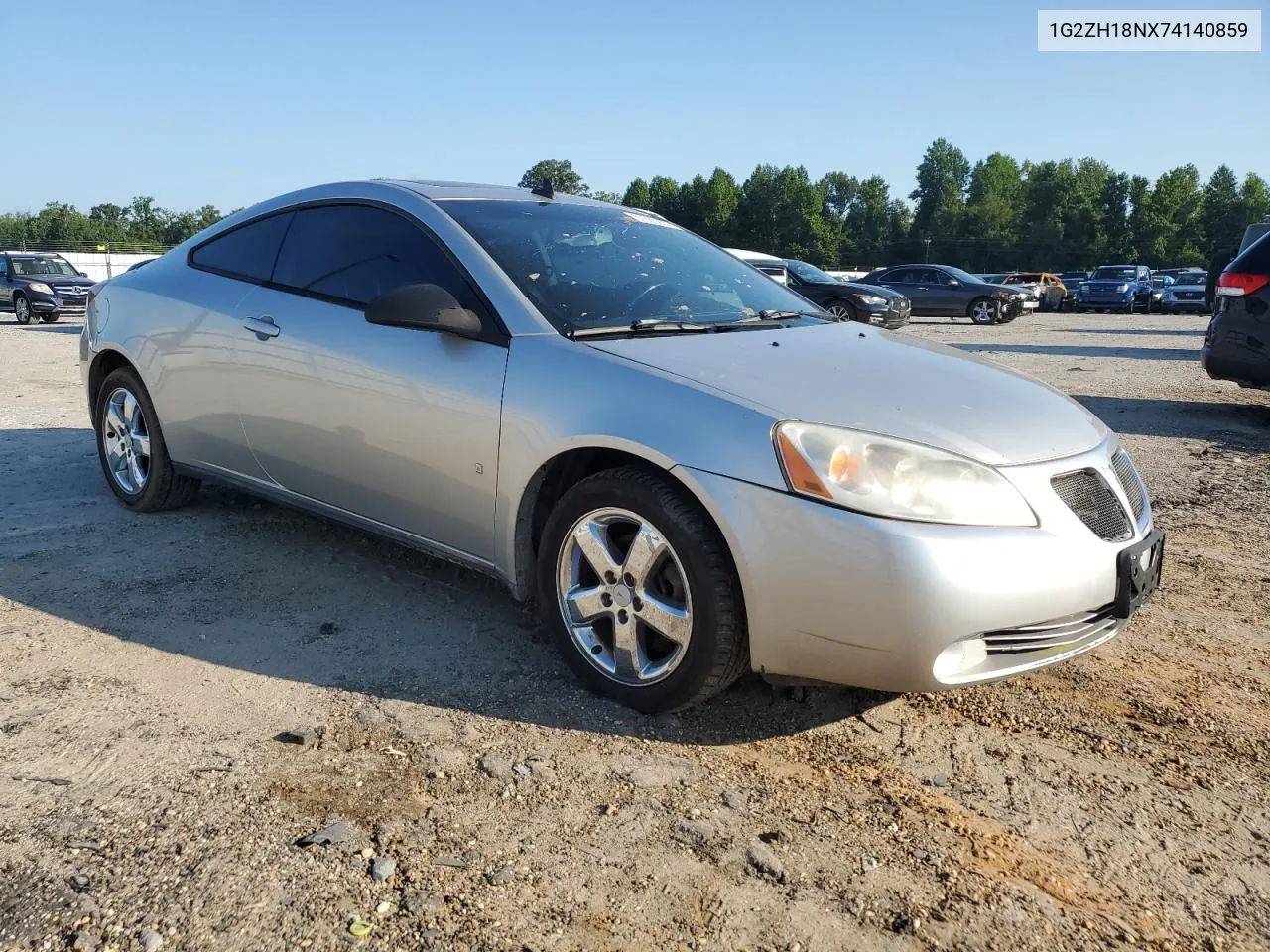 2007 Pontiac G6 Gt VIN: 1G2ZH18NX74140859 Lot: 67363904