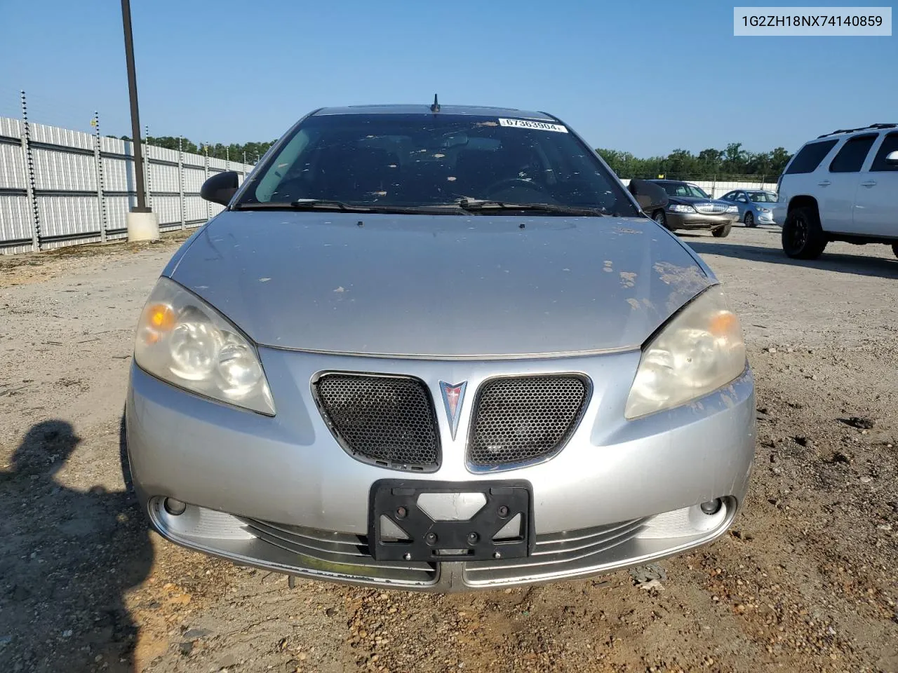 2007 Pontiac G6 Gt VIN: 1G2ZH18NX74140859 Lot: 67363904