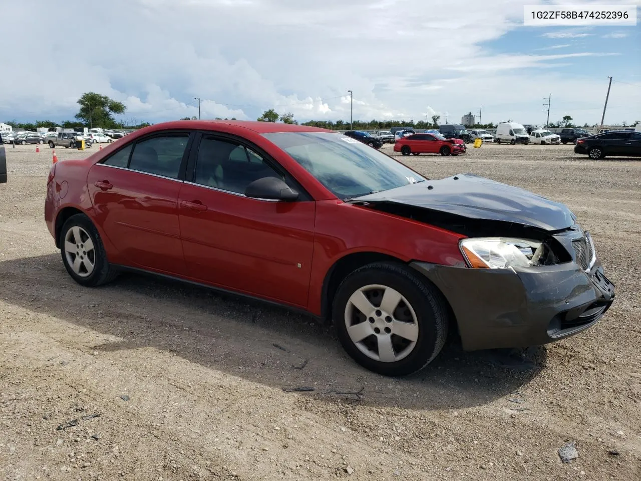 2007 Pontiac G6 Value Leader VIN: 1G2ZF58B474252396 Lot: 69164084