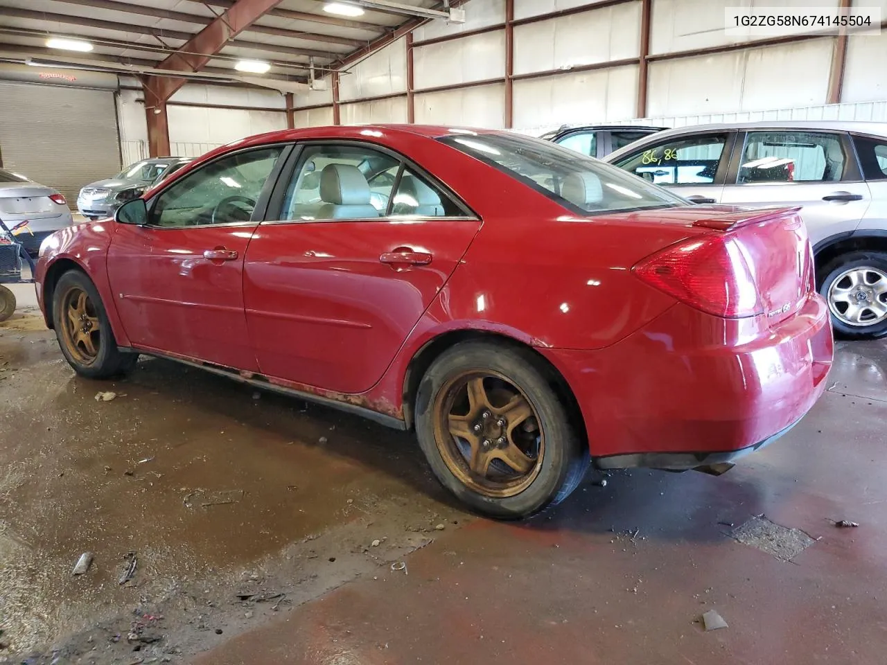 2007 Pontiac G6 Base VIN: 1G2ZG58N674145504 Lot: 69442364