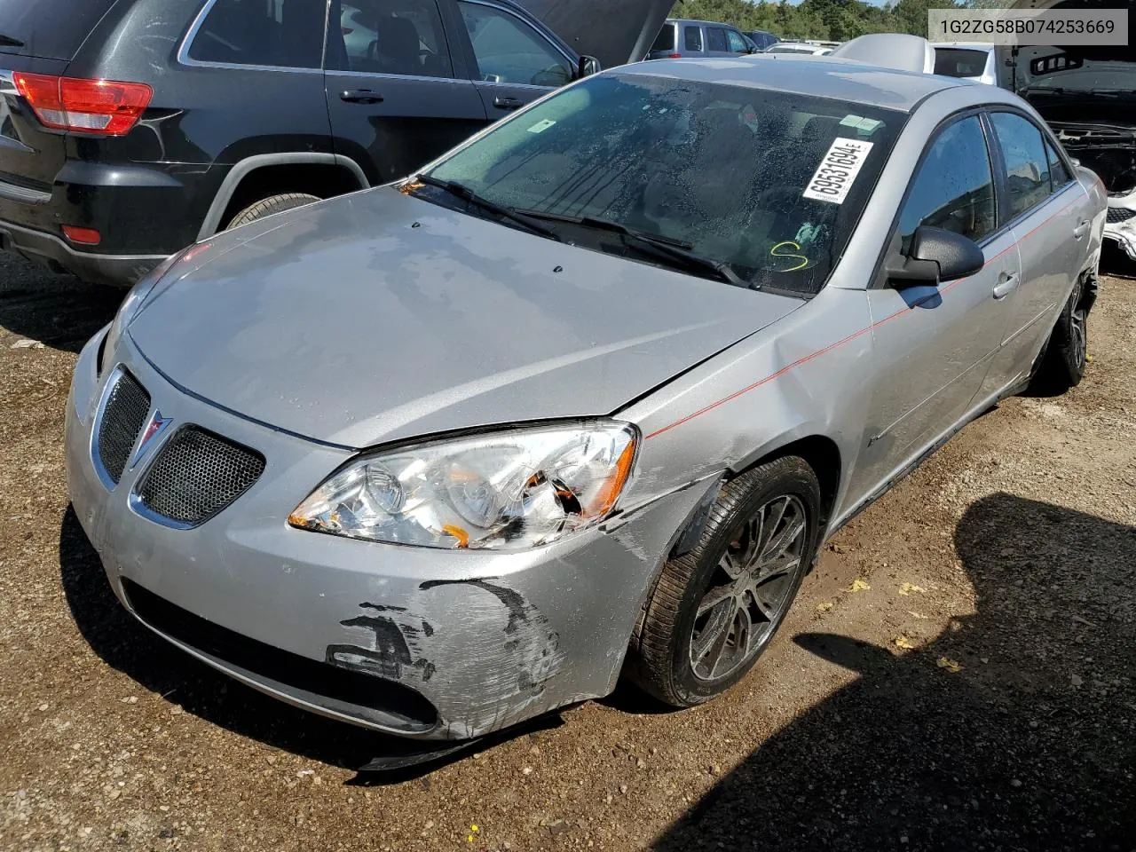 2007 Pontiac G6 Base VIN: 1G2ZG58B074253669 Lot: 69531694