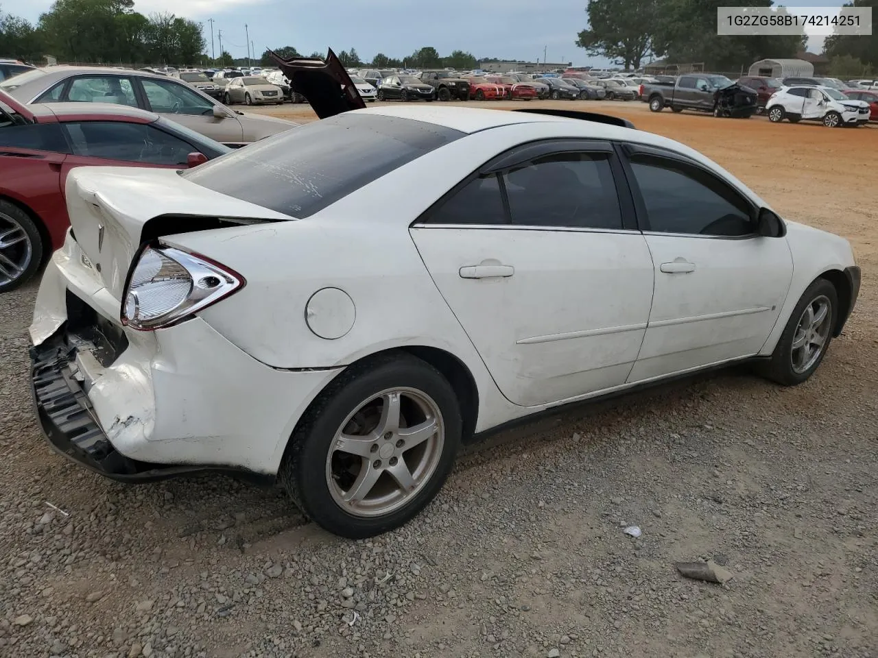 2007 Pontiac G6 Base VIN: 1G2ZG58B174214251 Lot: 70324364