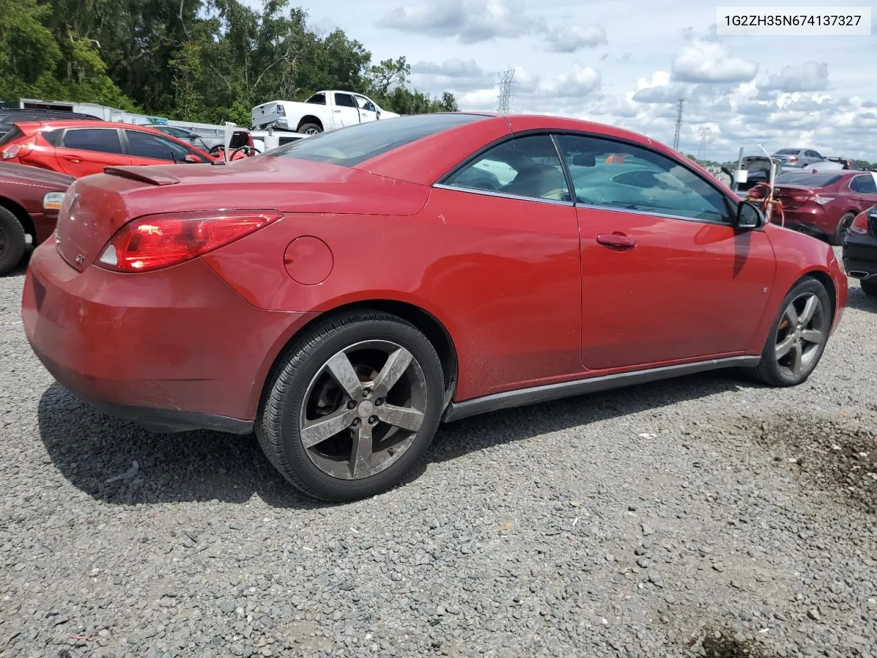 2007 Pontiac G6 Gt VIN: 1G2ZH35N674137327 Lot: 71046534