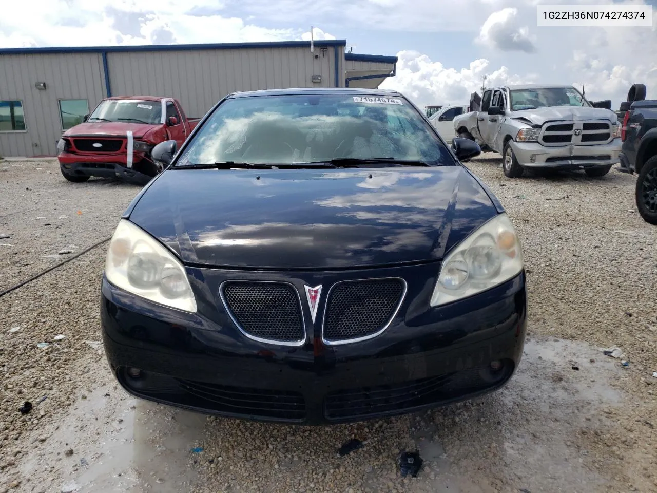 2007 Pontiac G6 Gt VIN: 1G2ZH36N074274374 Lot: 71574674